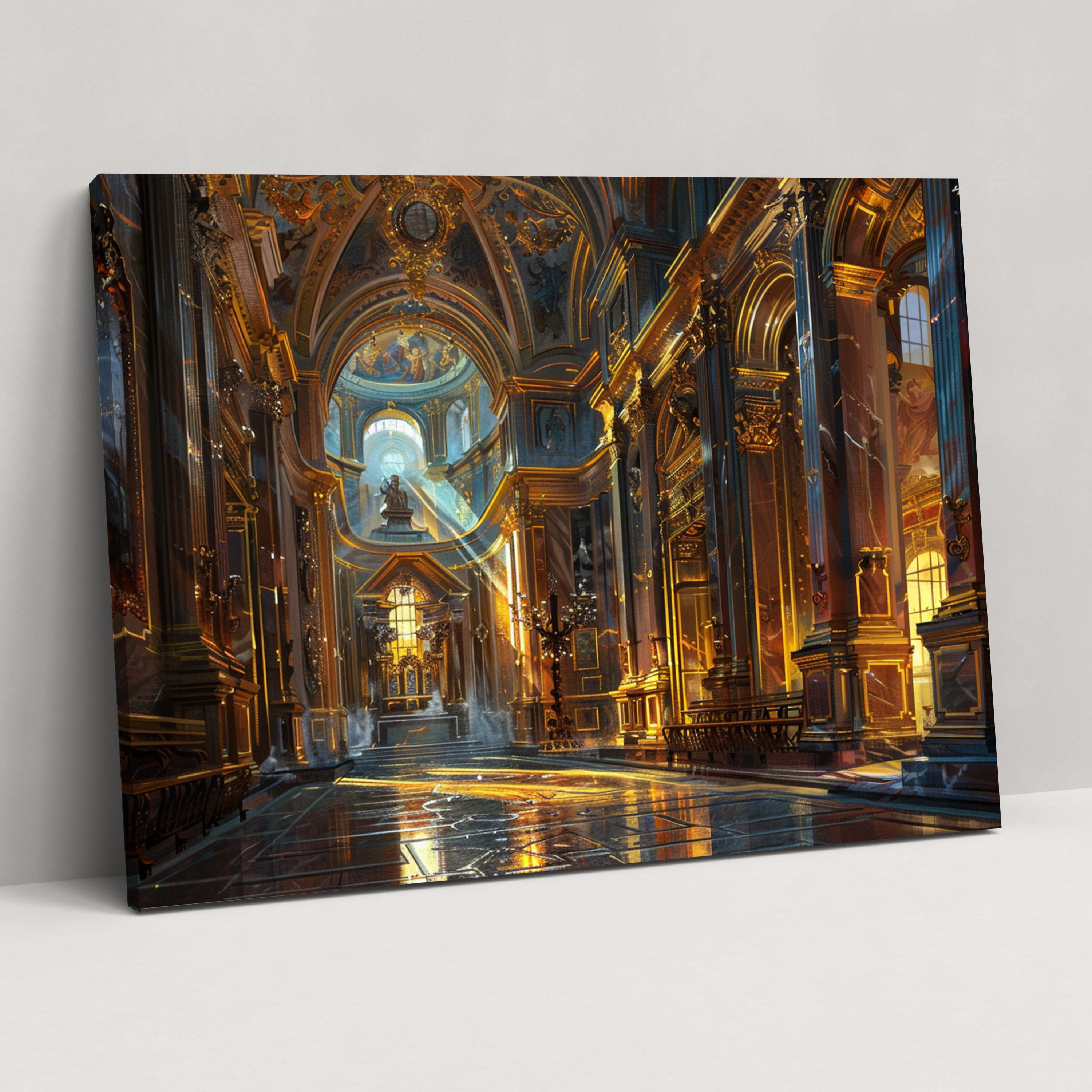 Baroque Style Painting Canvas Print - Baroque, Baroque Style Painting, Canvas Wall Art, Canvas Print