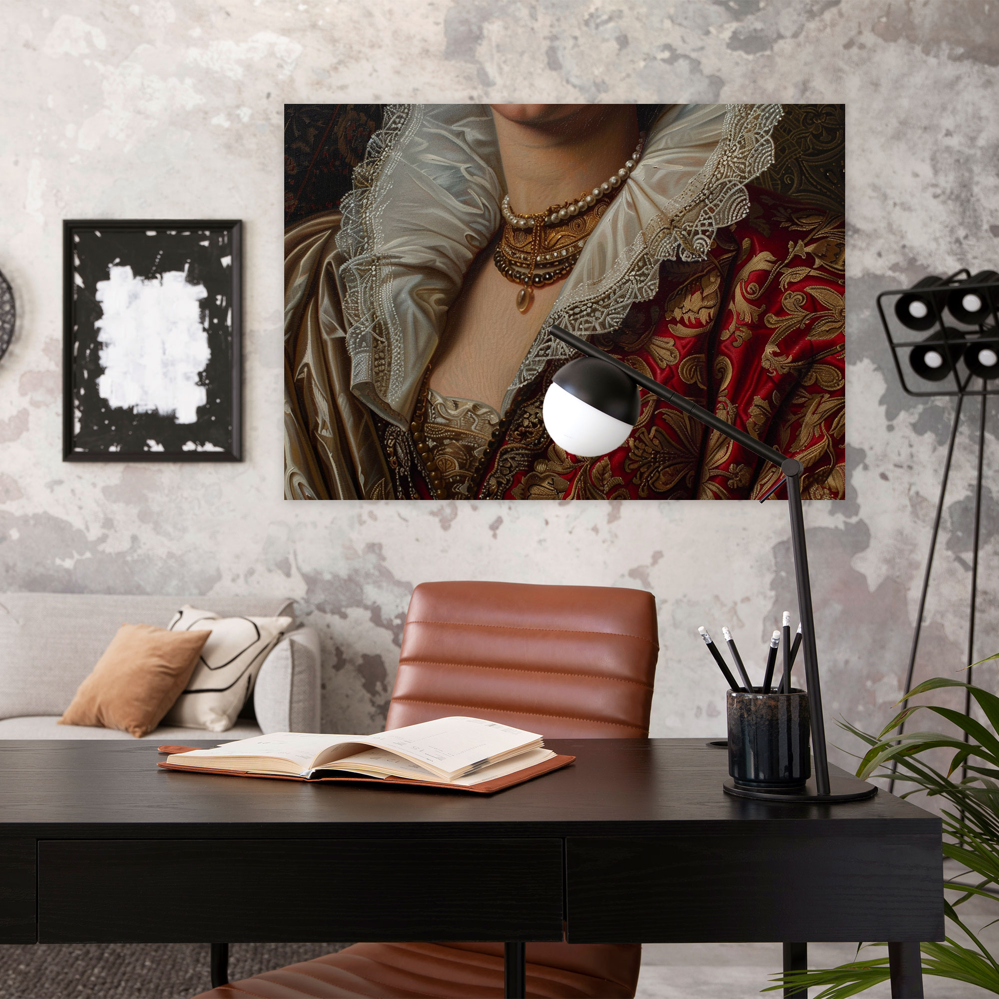 Baroque Style Painting Wall Art - Baroque, Canvas Print, Canvas Wall Art, Wall Decoration