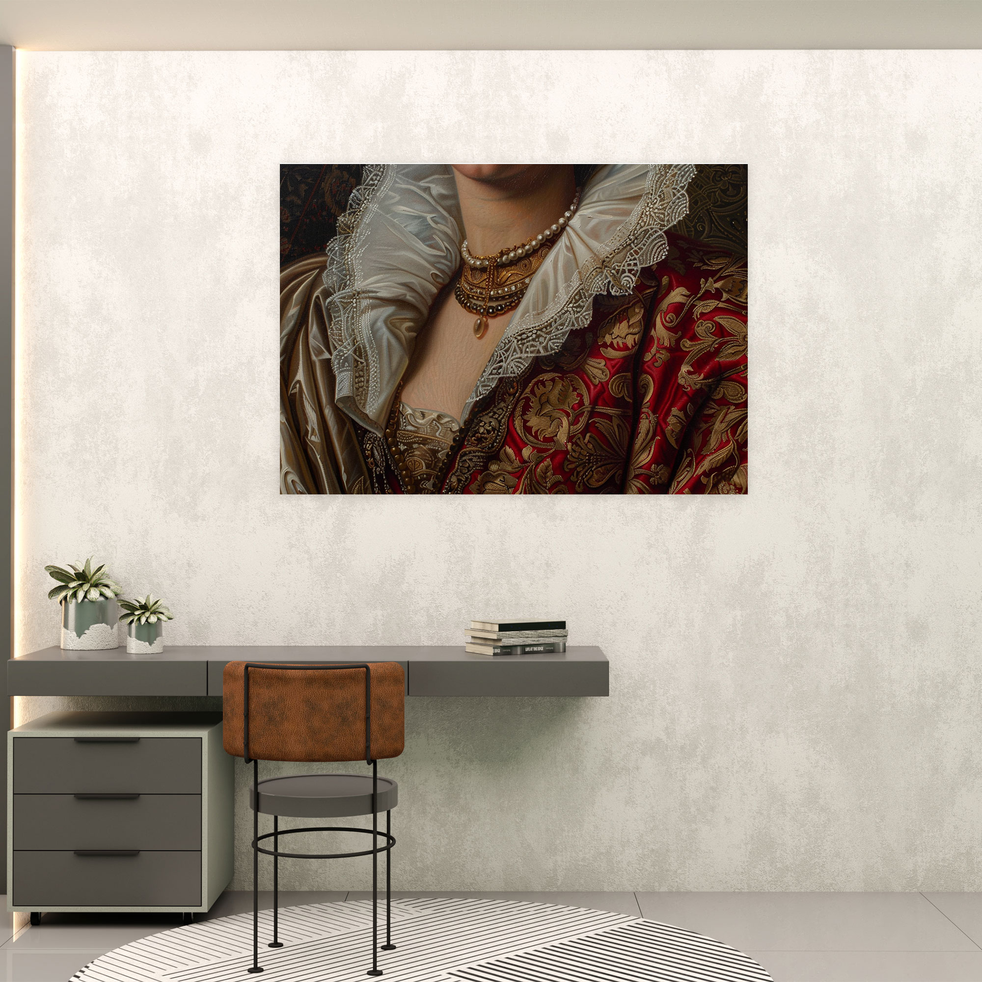 Baroque Style Painting Wall Art - Baroque, Canvas Print, Canvas Wall Art, Wall Decoration