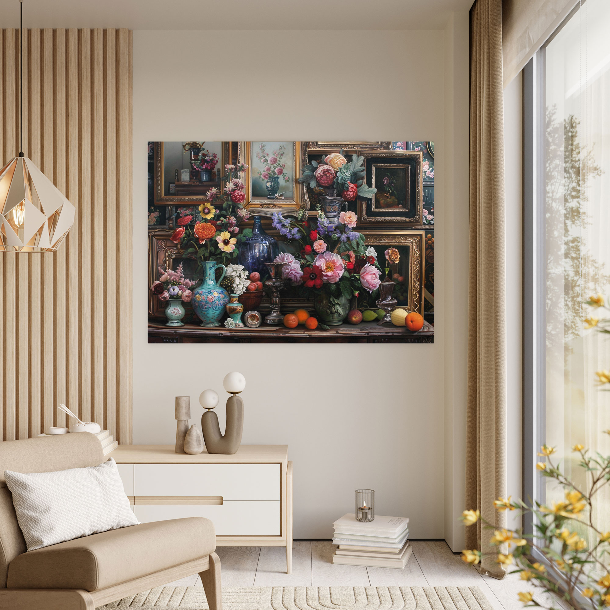 Baroque Style Painting Wall Art - Baroque, Wall Art, Canvas Print, Baroque Style Painting
