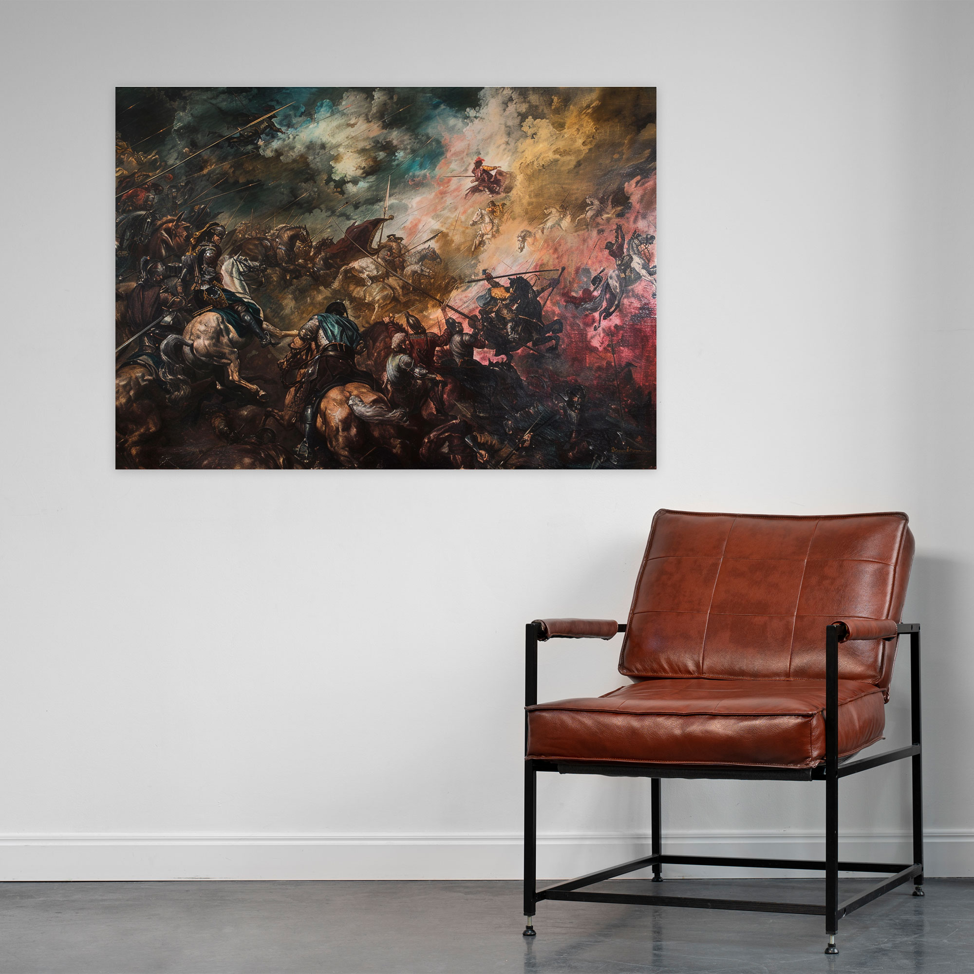 Baroque Style Painting Wall Decoration - Baroque, Canvas Wall Art, Canvas, Home Decoration
