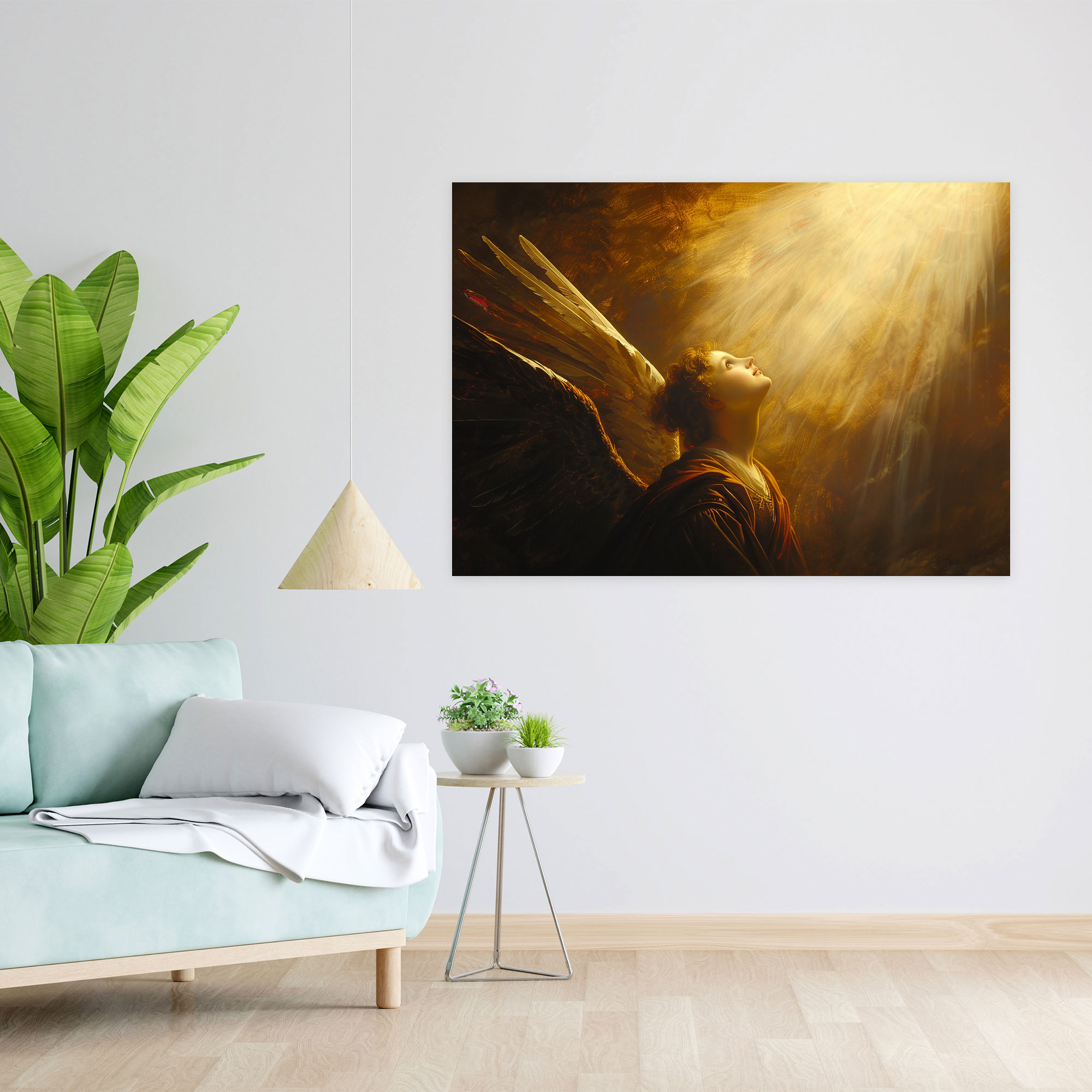 Baroque Style Painting Canvas Print - Baroque, Home Decoration, Wall Art, Canvas Print