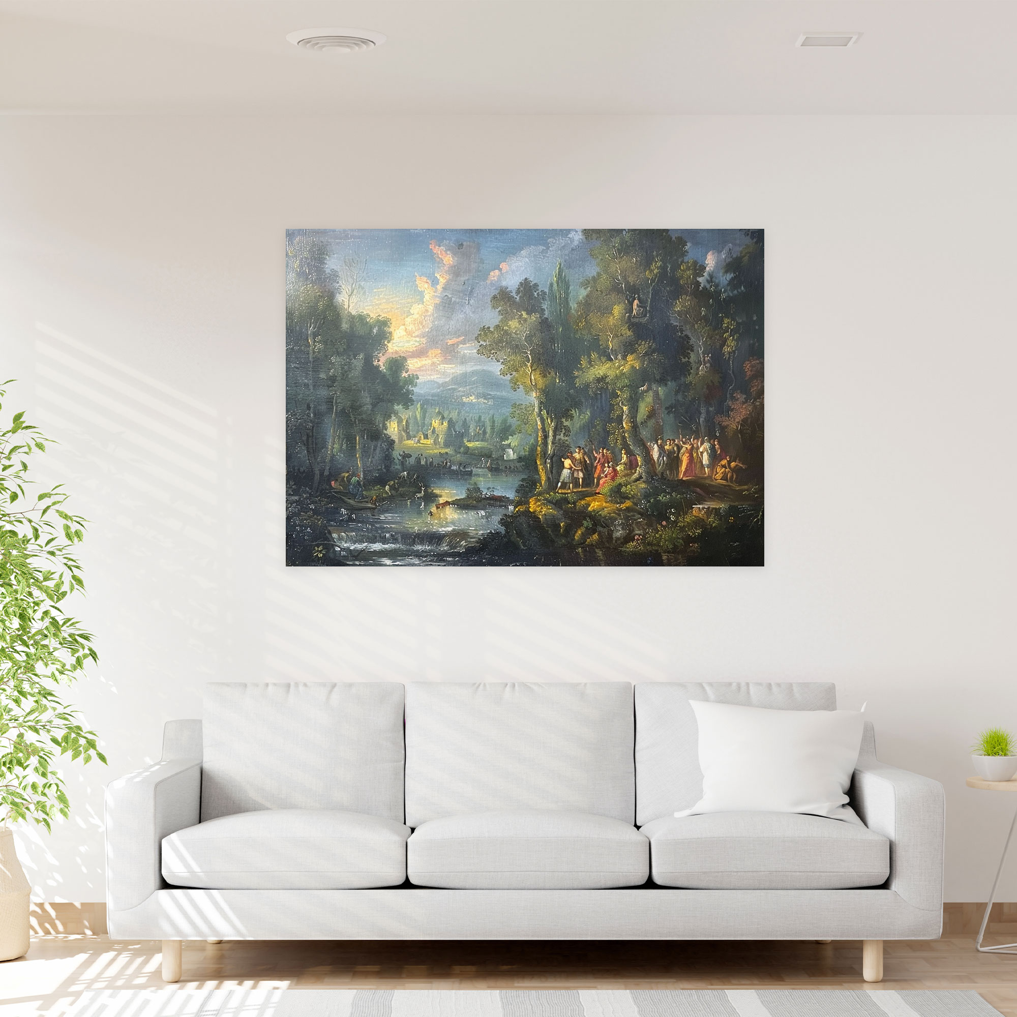Mythological Gods Canvas Print - Baroque, Wall Art, Baroque Style Painting, Home Decoration