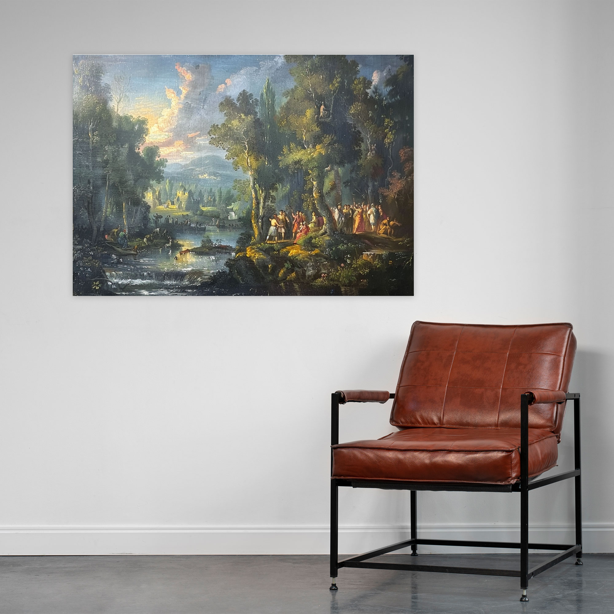 Mythological Gods Canvas Print - Baroque, Wall Art, Baroque Style Painting, Home Decoration