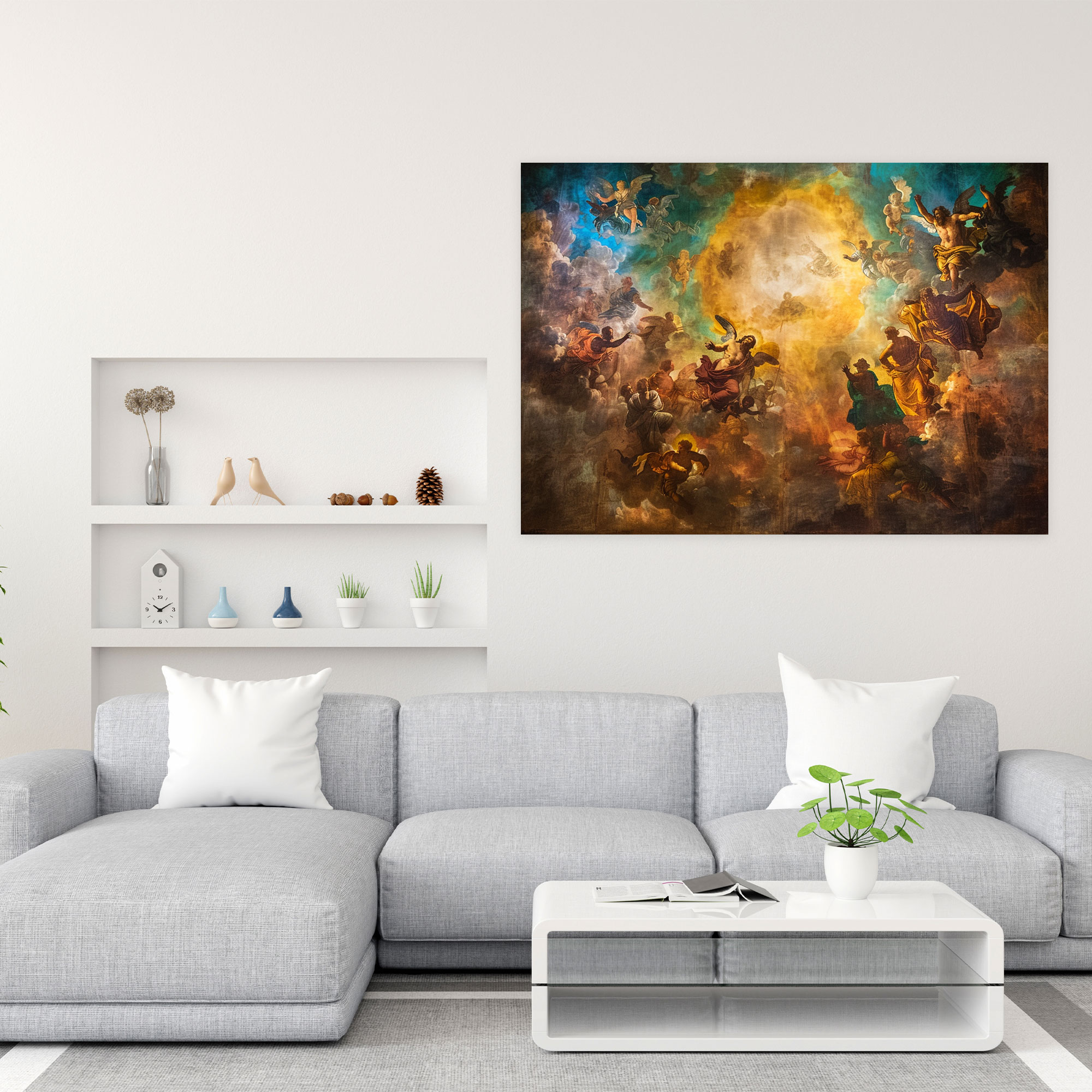 Symbolic Allegory Wall Art - Baroque, Baroque Style Painting, Canvas Wall Art, Wall Art
