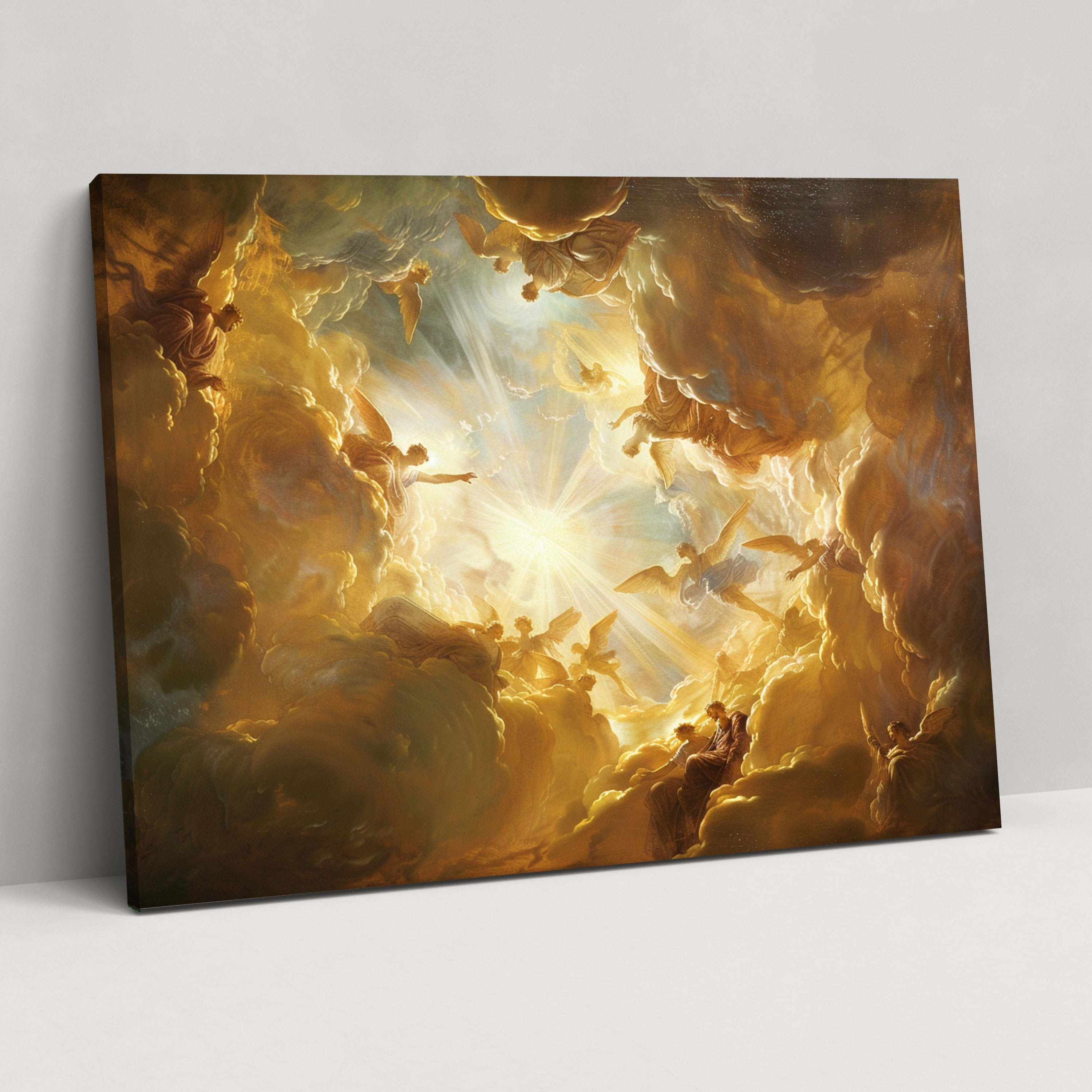 Baroque Style Painting Wall Art - Baroque, Canvas, Dramatic Lighting, Ethereal Beauty