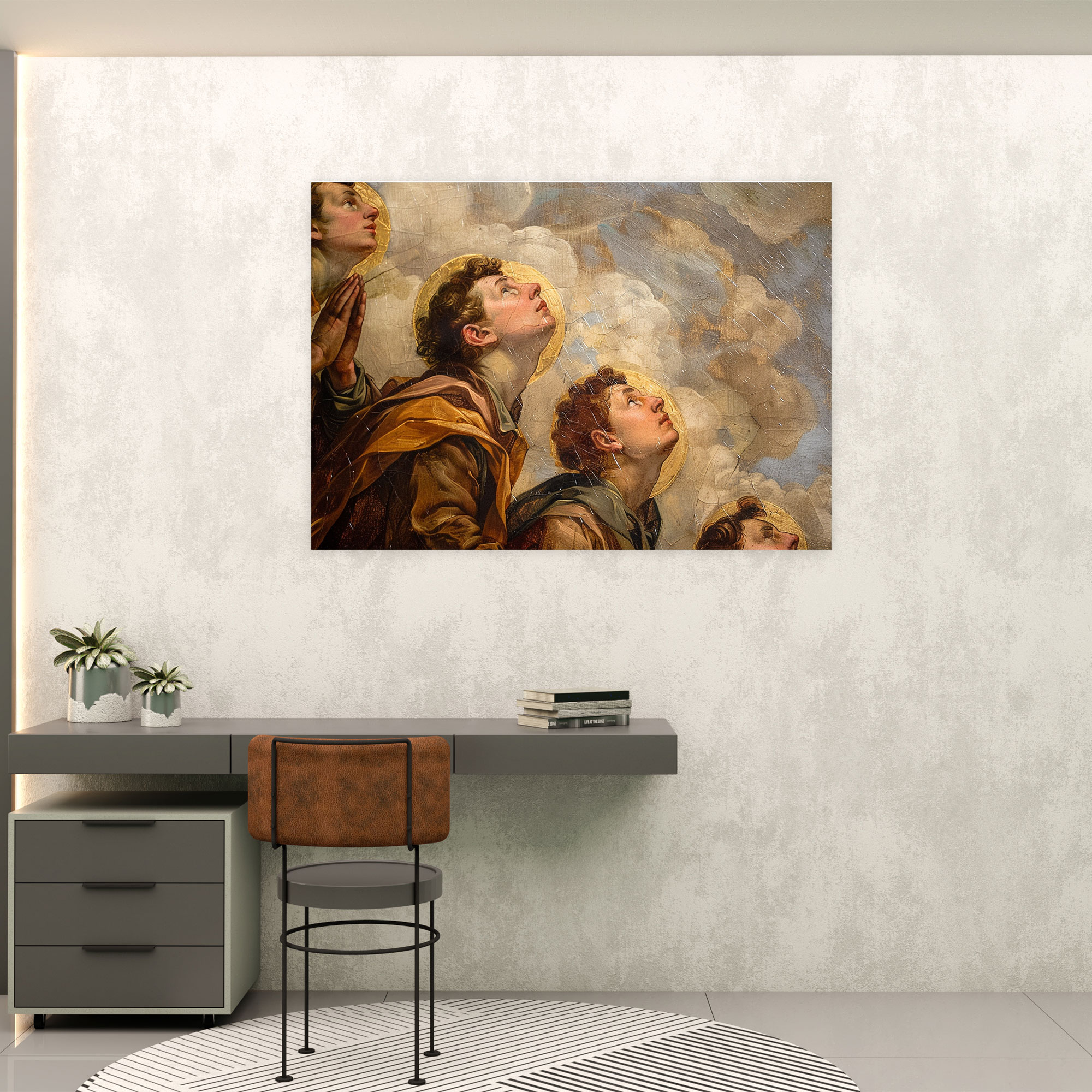 Baroque Style Painting Wall Art - Baroque, Serene Atmosphere, Spirituality, Wall Art