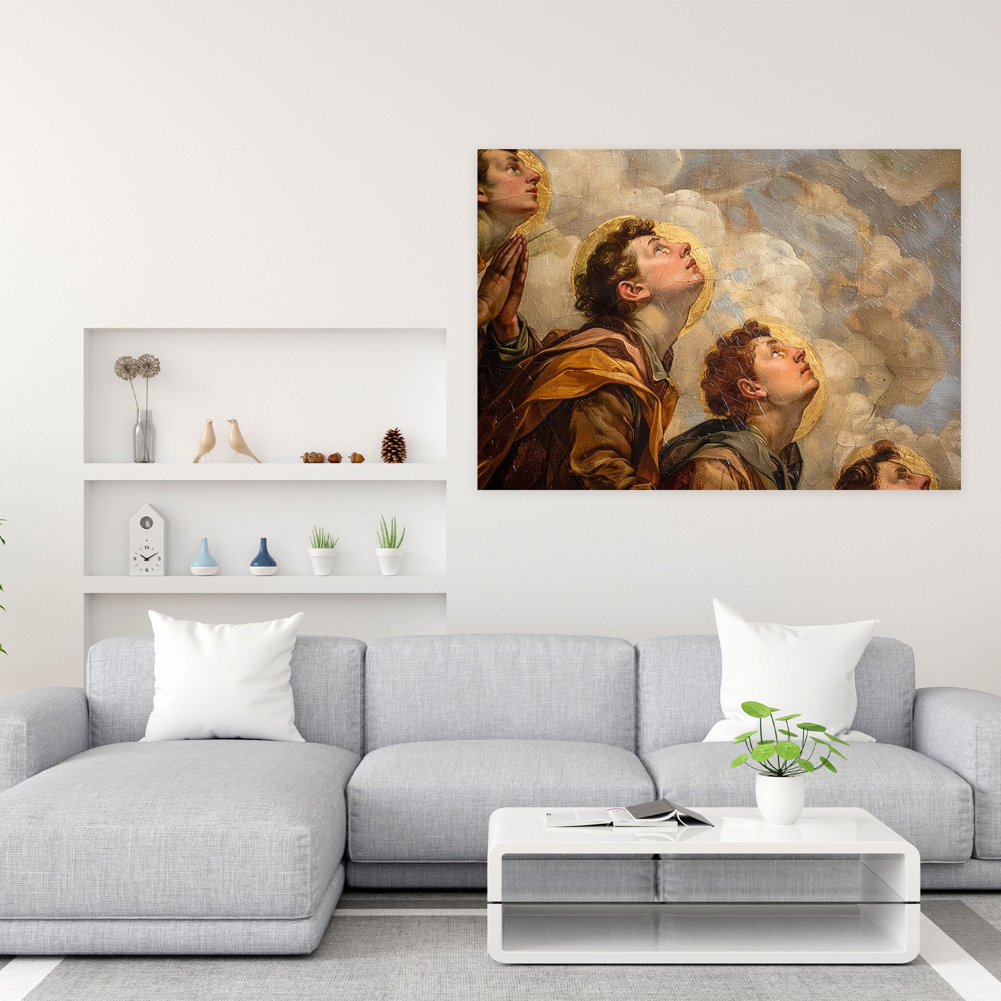 Baroque Style Painting Wall Art - Baroque, Serene Atmosphere, Spirituality, Wall Art