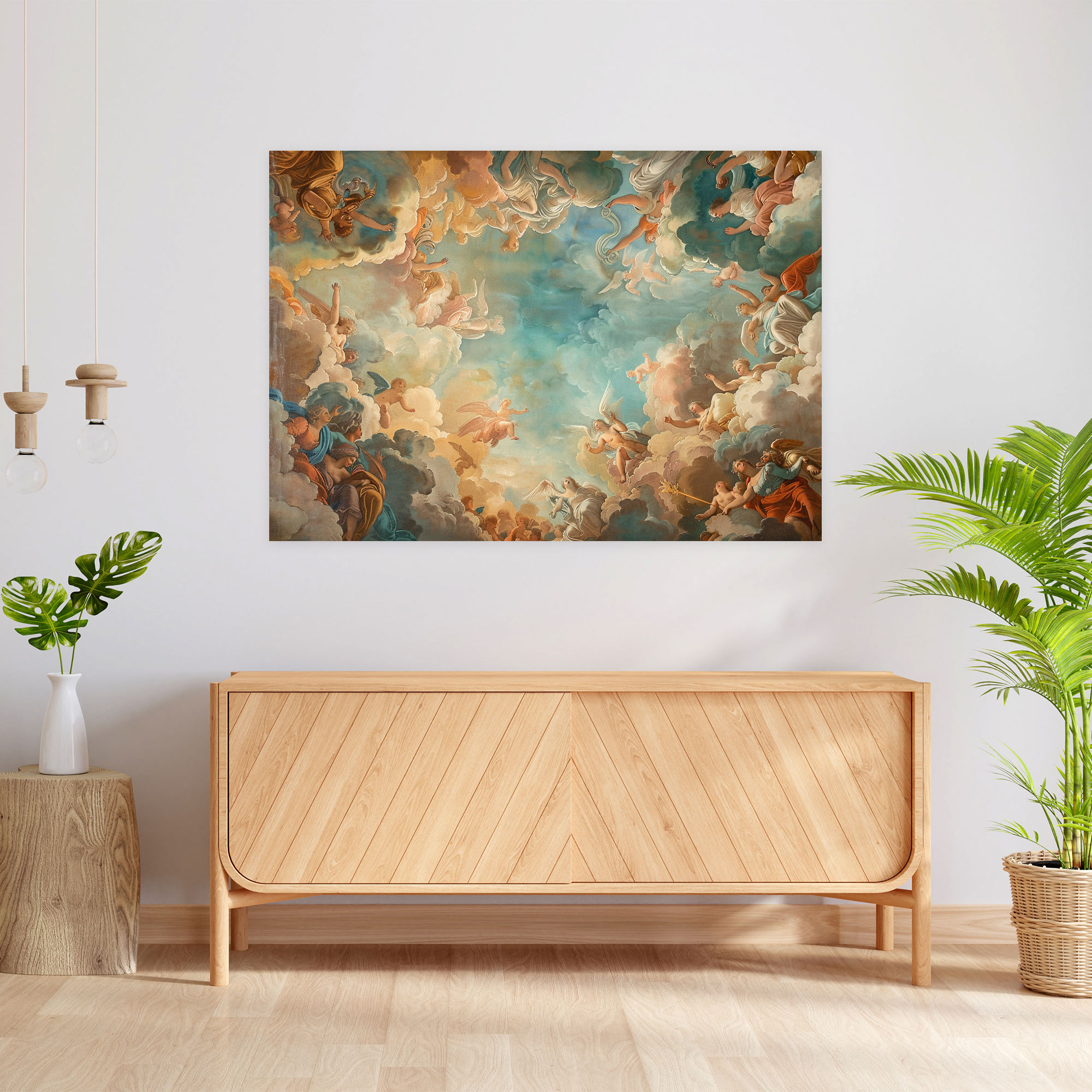 Baroque Style Painting Wall Decoration - Baroque, Baroque Style Painting, Wall Decoration, Gods And Goddesses