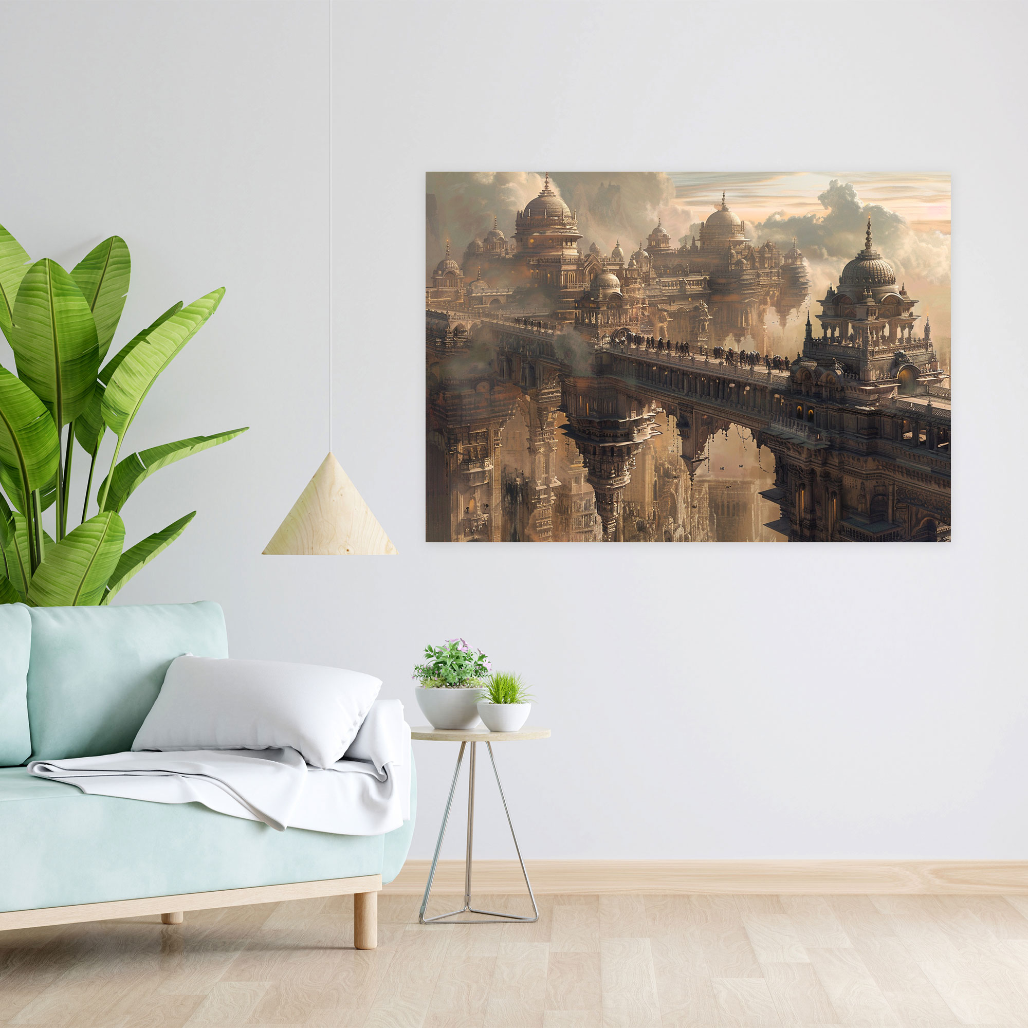 Baroque Style Painting Canvas Wall Art - Baroque, Domes, Grandeur, Baroque Style Painting