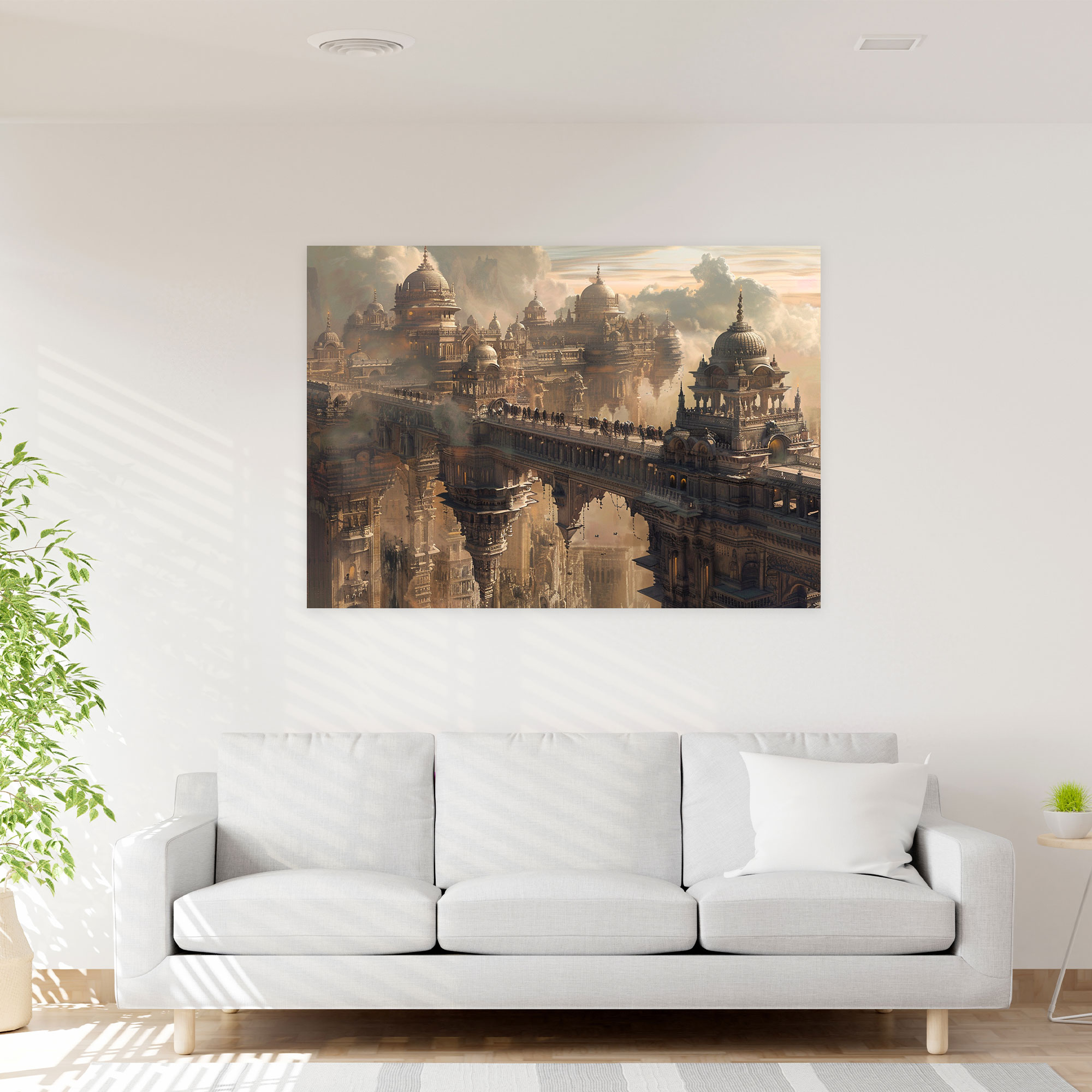 Baroque Style Painting Canvas Wall Art - Baroque, Domes, Grandeur, Baroque Style Painting