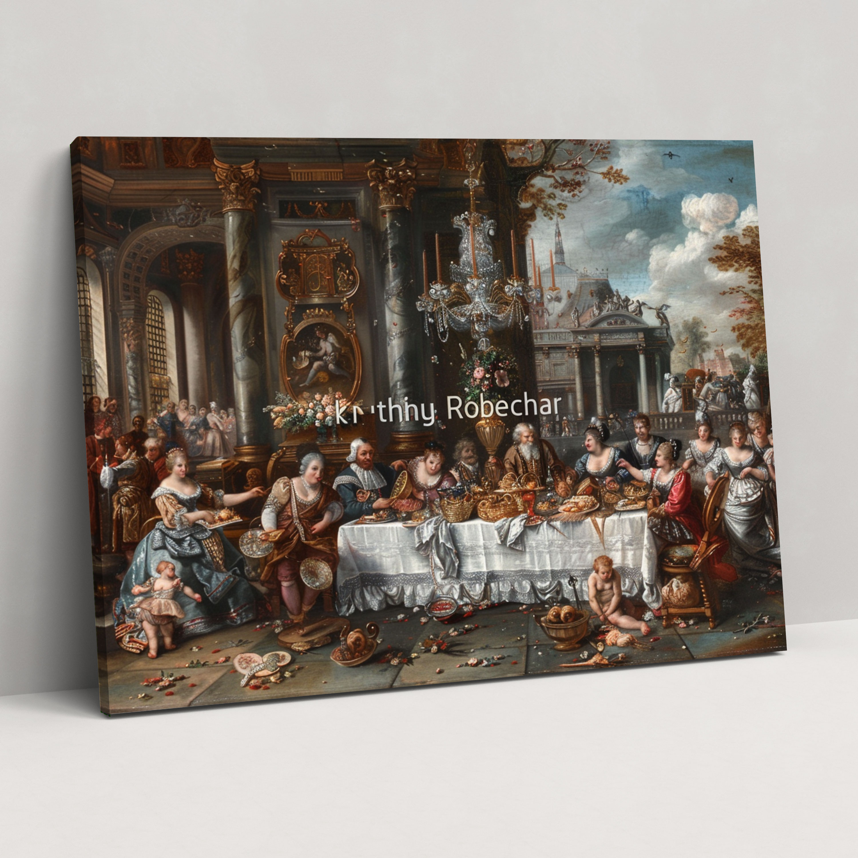 Baroque Style Painting Wall Art - Baroque, Canvas, Baroque Style Painting, Opulence