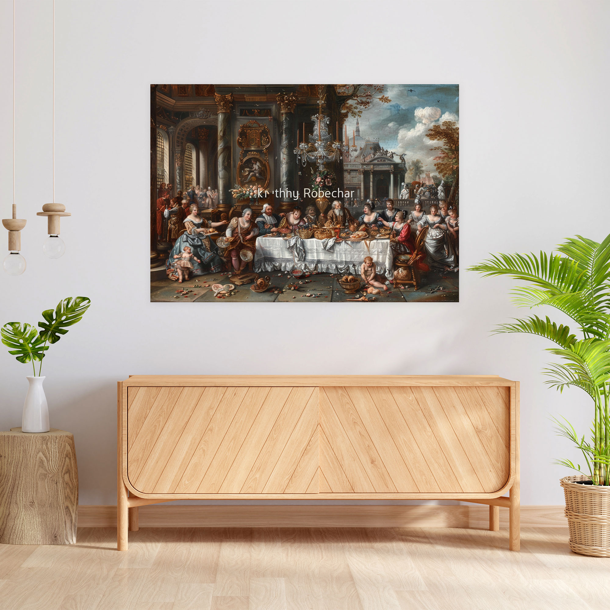 Baroque Style Painting Wall Art - Baroque, Canvas, Baroque Style Painting, Opulence