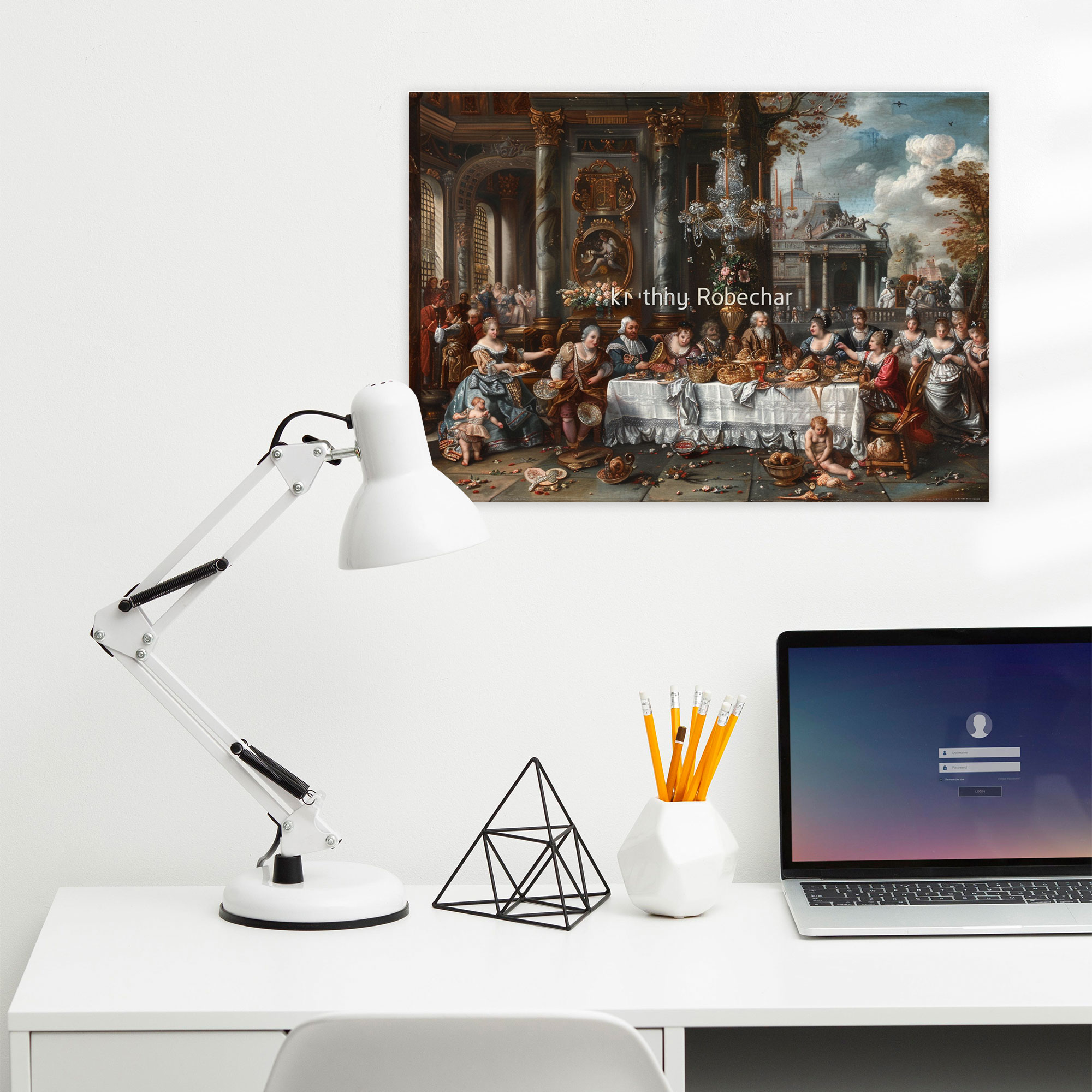 Baroque Style Painting Wall Art - Baroque, Canvas, Baroque Style Painting, Opulence