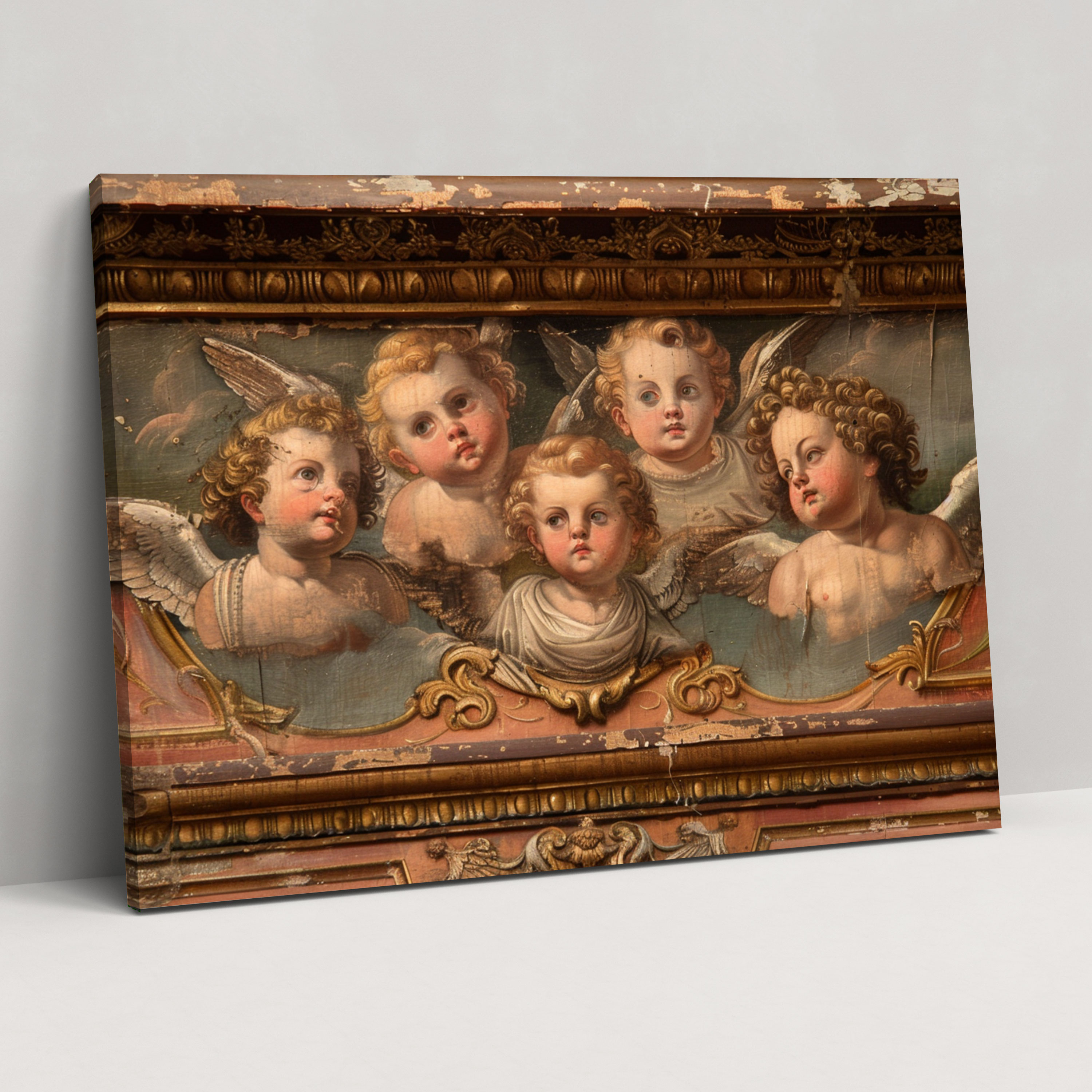 Baroque Style Painting Religious Iconography Wall Decoration - Baroque, Canvas, Wall Decoration, Baroque Style Painting
