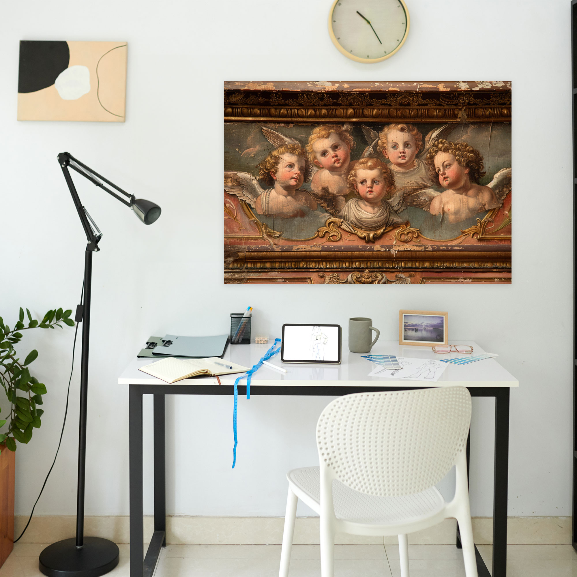Baroque Style Painting Religious Iconography Wall Decoration - Baroque, Canvas, Wall Decoration, Baroque Style Painting