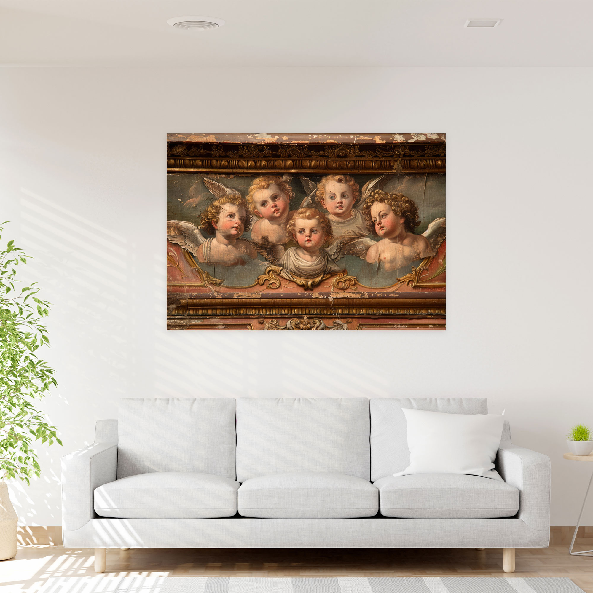 Baroque Style Painting Religious Iconography Wall Decoration - Baroque, Canvas, Wall Decoration, Baroque Style Painting