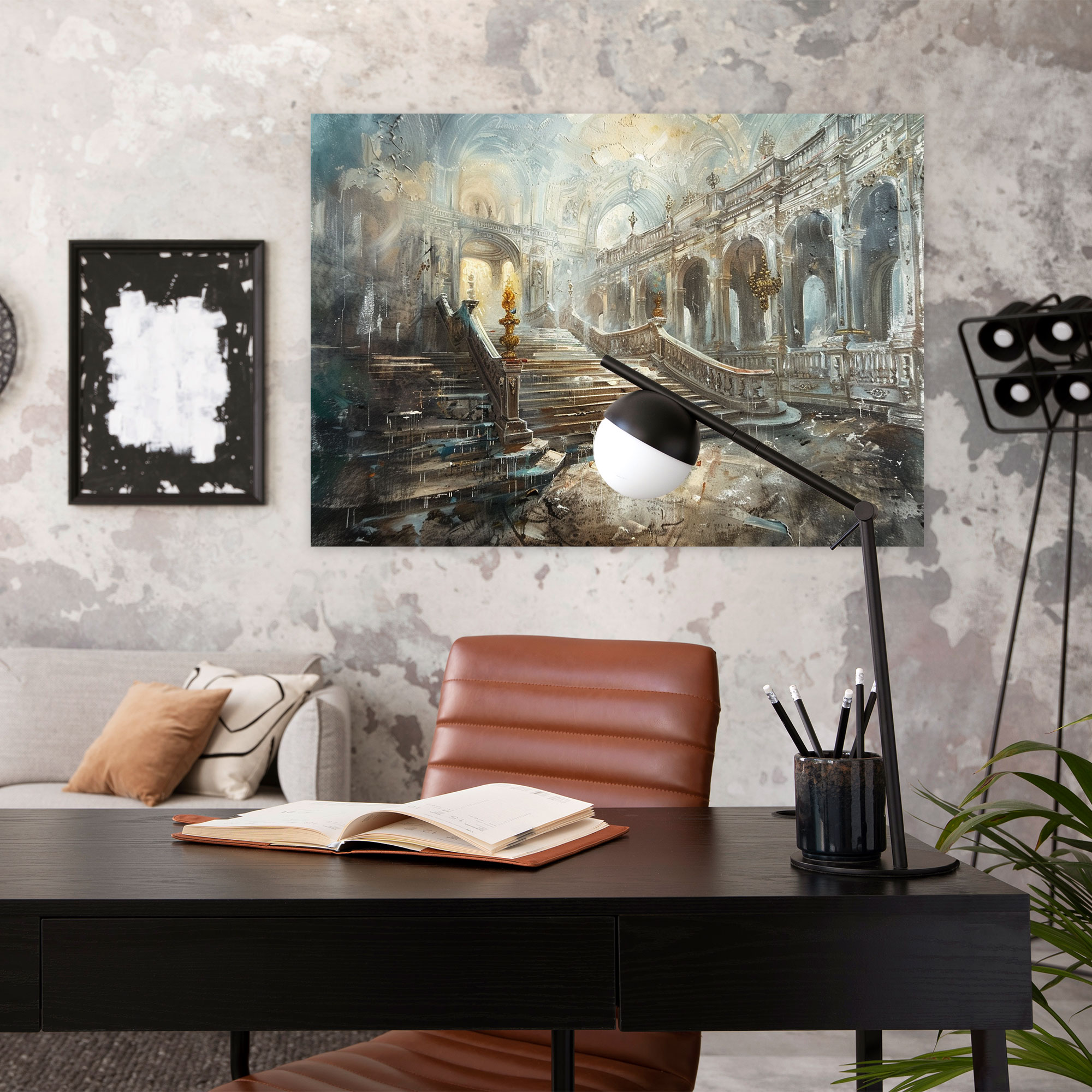Baroque Style Painting Canvas Print - Baroque, Home Decoration, Canvas Wall Art, Baroque Style Painting