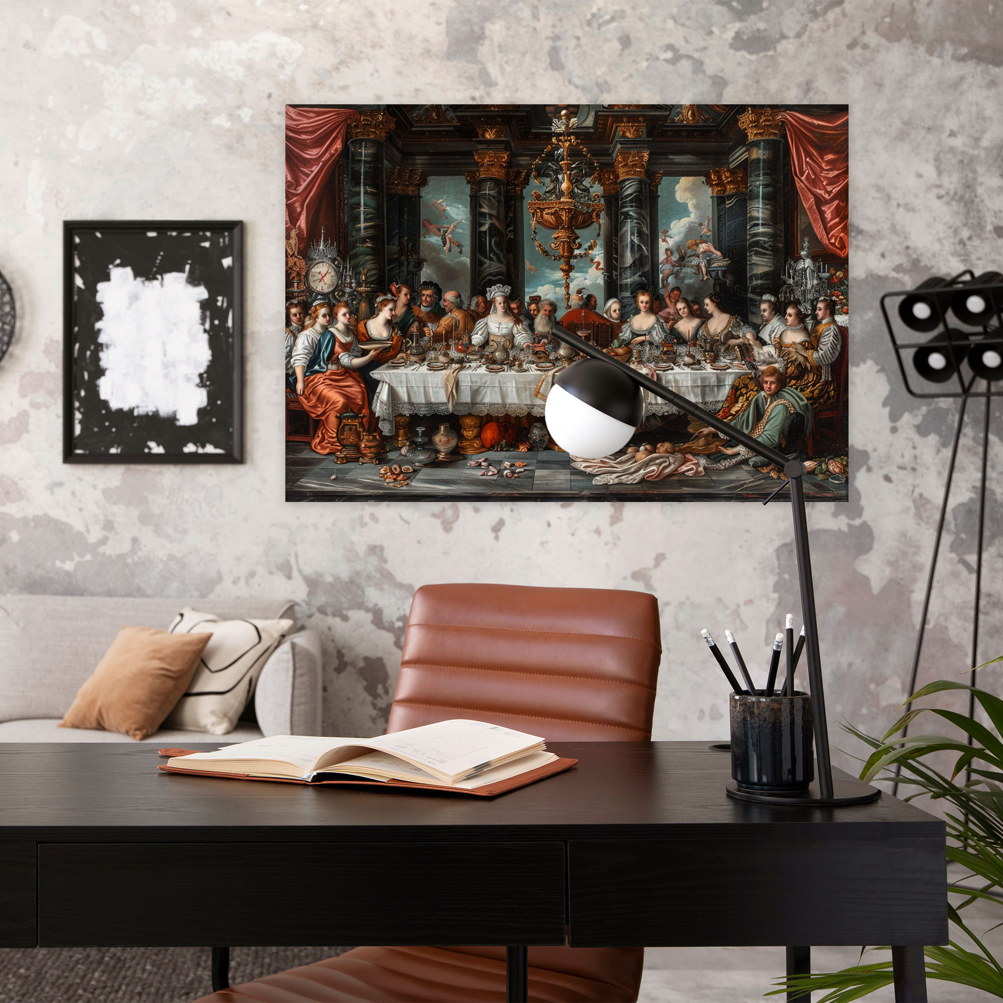Baroque Style Painting Wall Art - Baroque, Wall Art, Canvas Wall Art, Wall Decoration