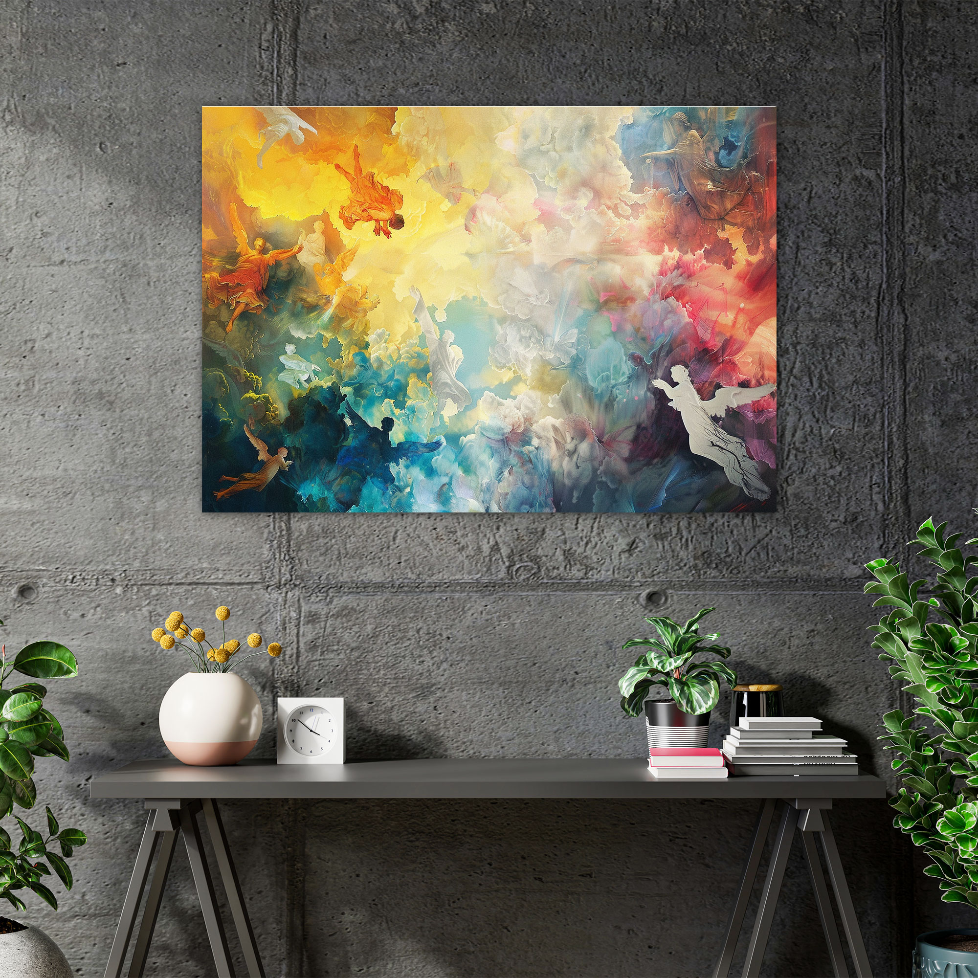 Baroque Style Painting Wall Decoration - Baroque, Baroque Style Painting, Canvas Wall Art, Home Decoration