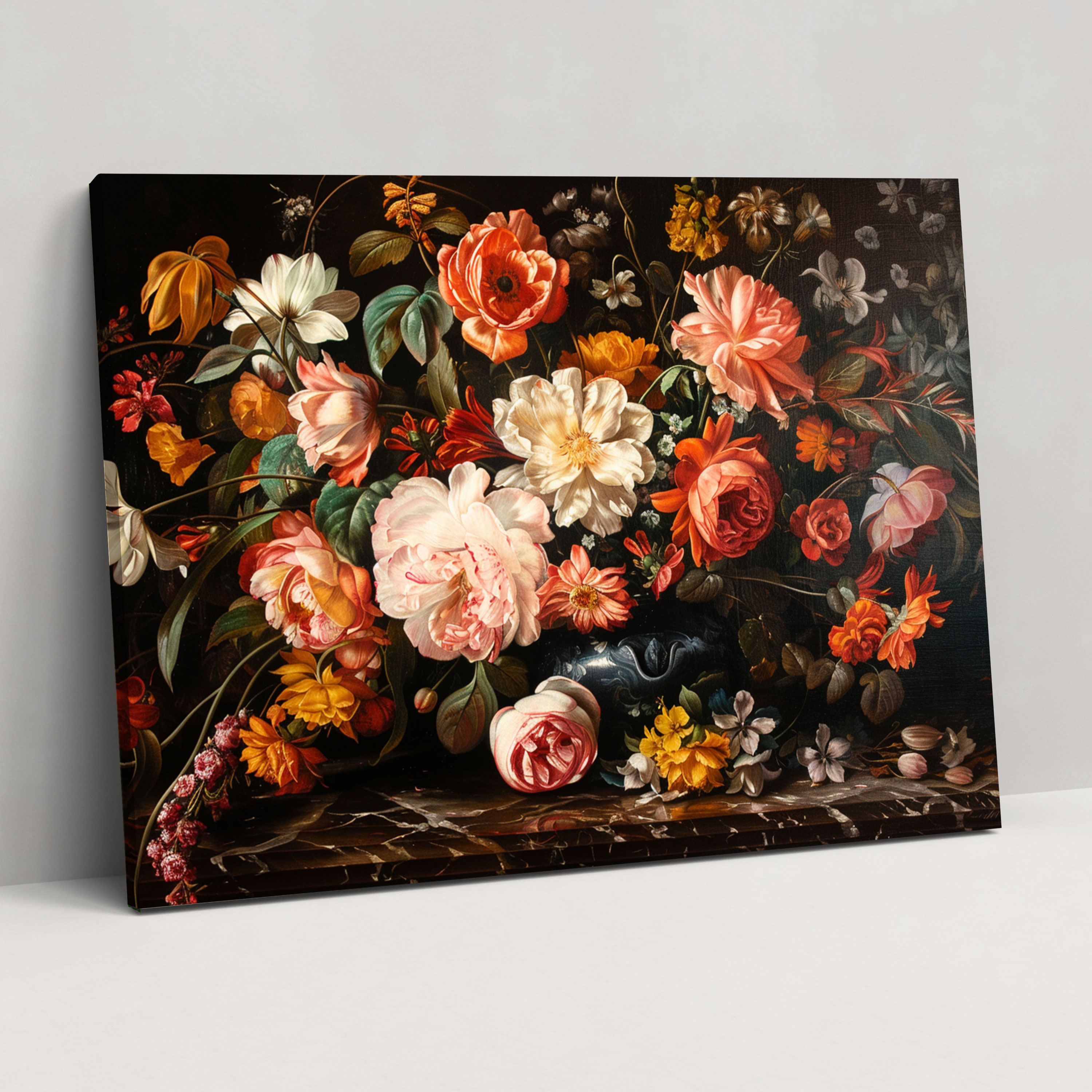 Baroque Style Painting Canvas Print - Baroque, Home Decoration, Canvas Wall Art, Canvas Print