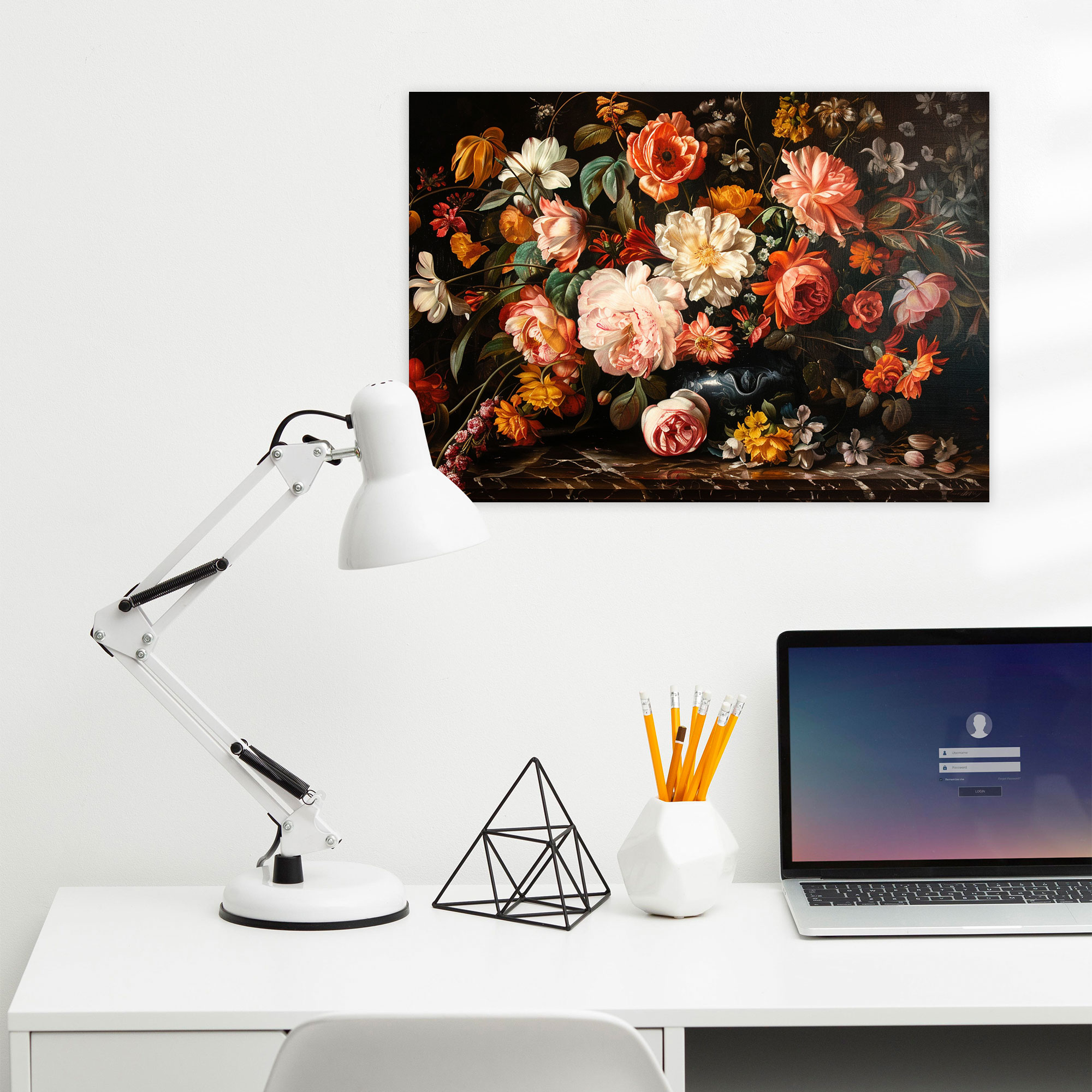 Baroque Style Painting Canvas Print - Baroque, Home Decoration, Canvas Wall Art, Canvas Print