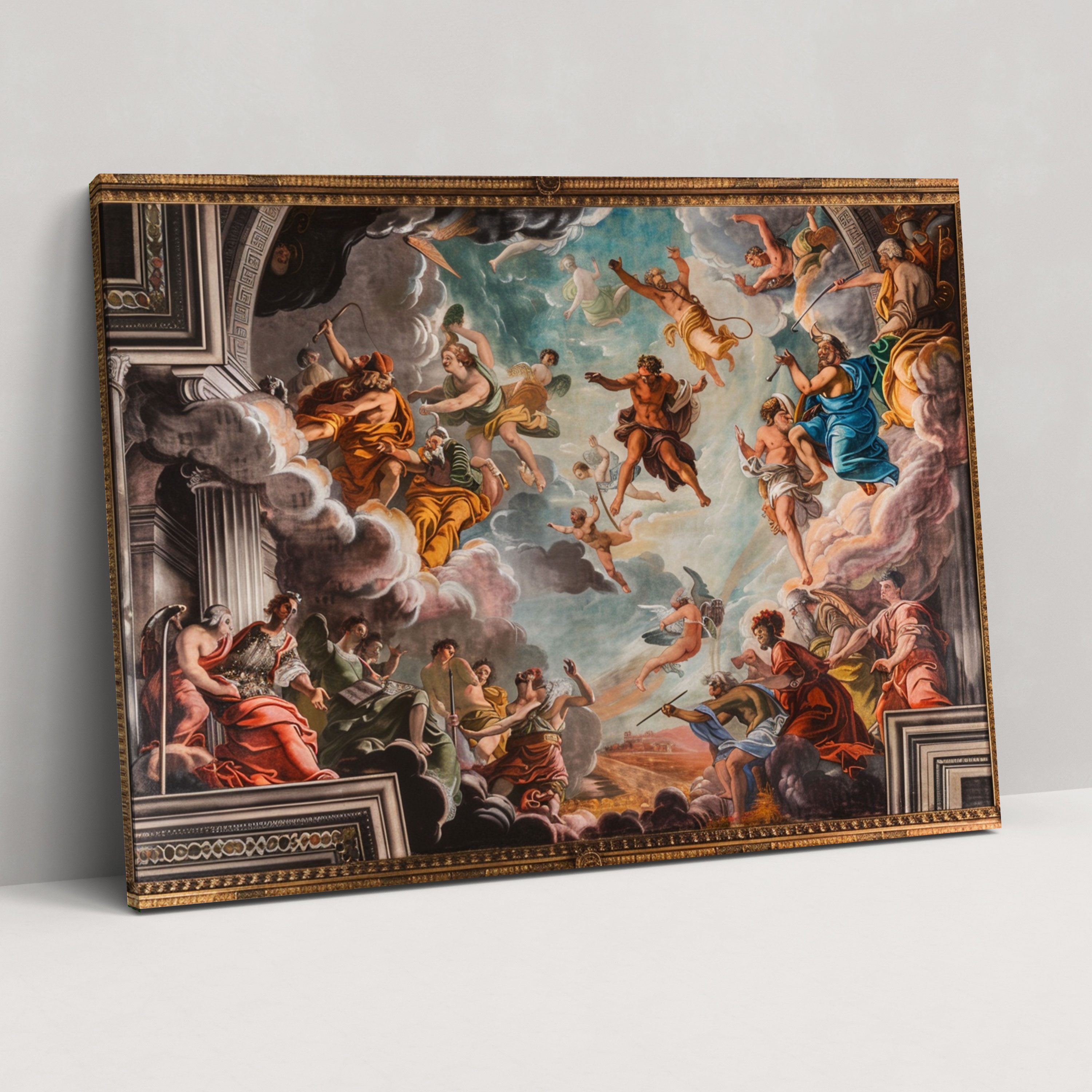 Baroque Style Painting Canvas Print - Baroque, Wall Decoration, Canvas, Baroque Style Painting