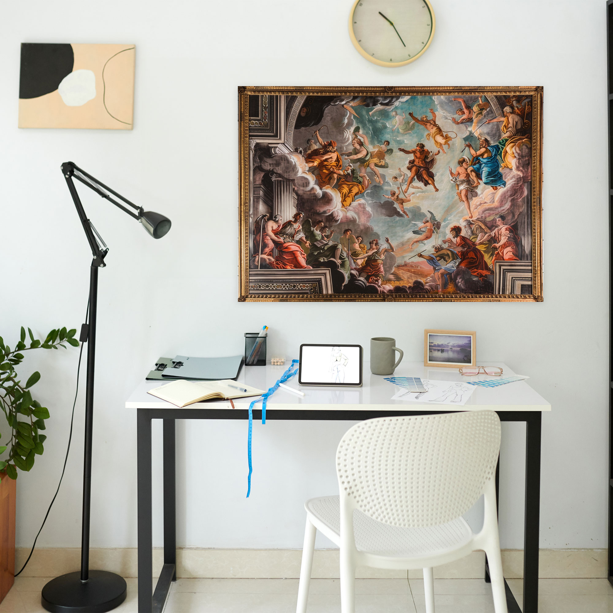 Baroque Style Painting Canvas Print - Baroque, Wall Decoration, Canvas, Baroque Style Painting