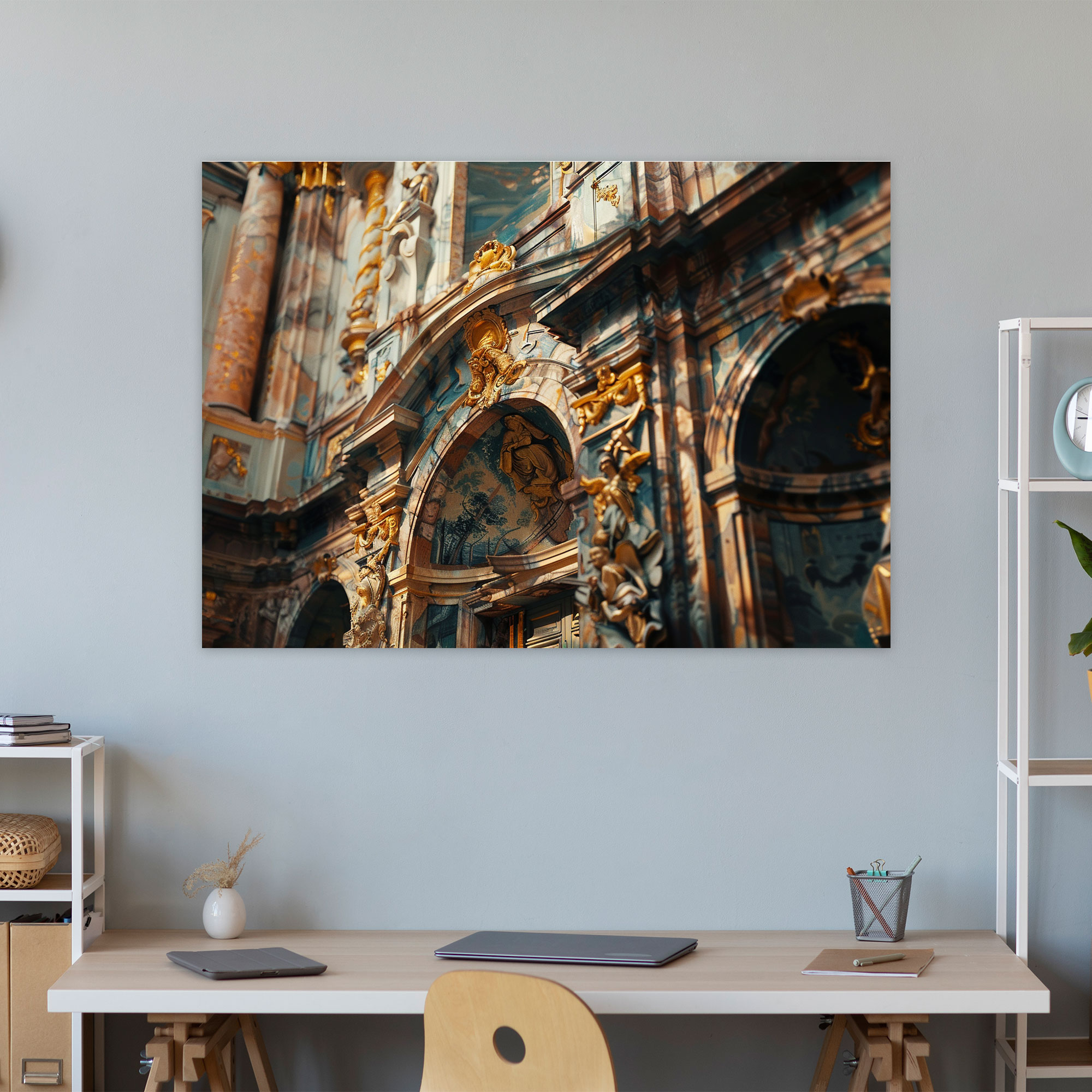 Baroque Style Painting Wall Decoration - Baroque, Home Decoration, Baroque Style Painting, Canvas Wall Art