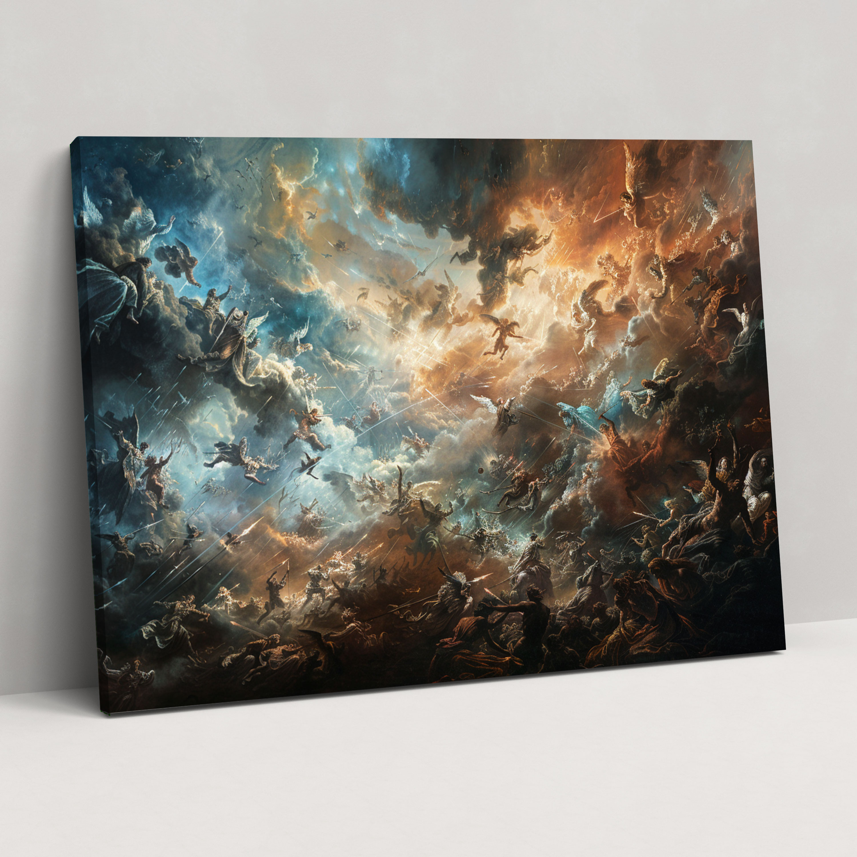 Baroque Style Painting Canvas Print - Baroque, Home Decoration, Canvas, Baroque Style Painting