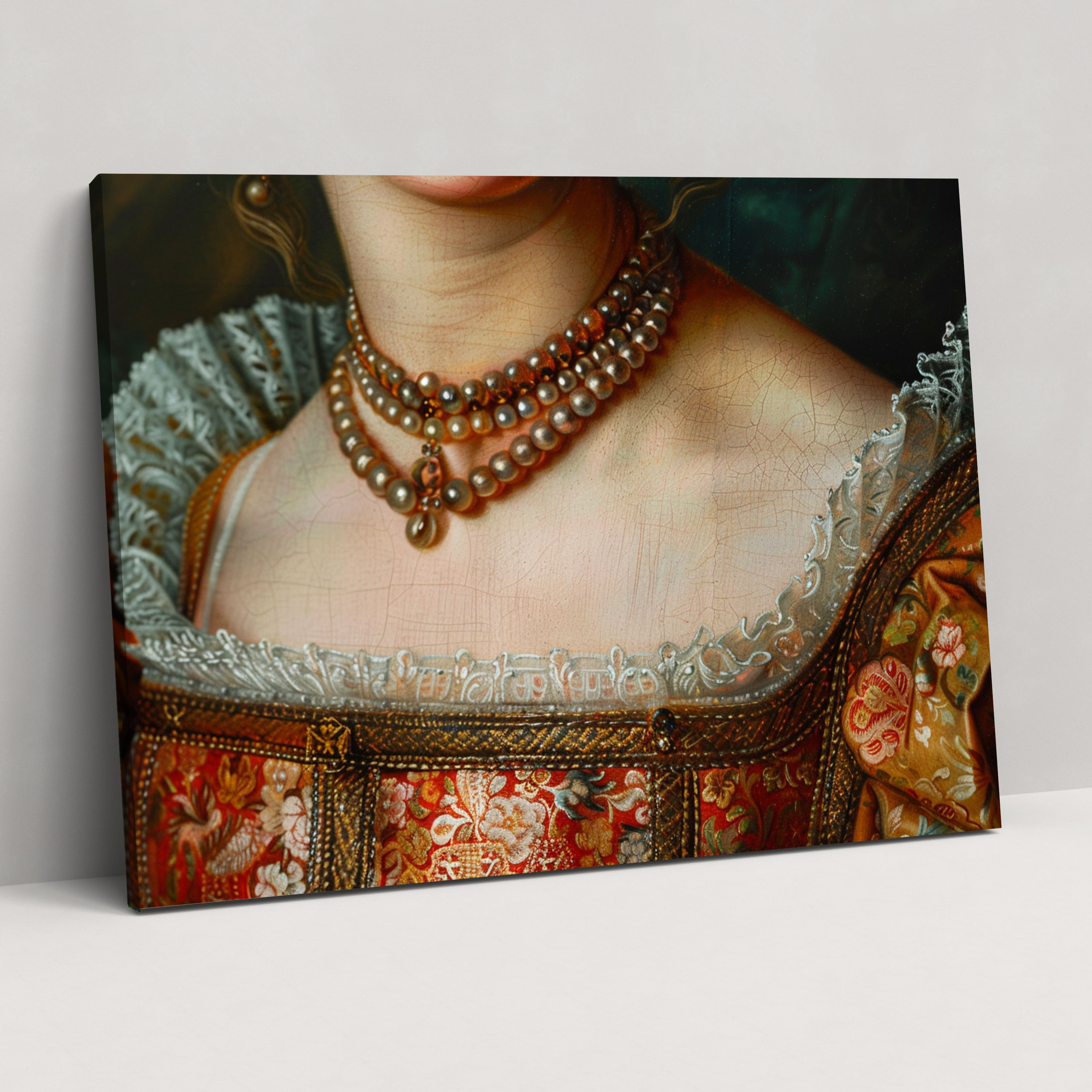 Baroque Style Painting Canvas Print - Baroque, Canvas, Home Decoration, Wall Art