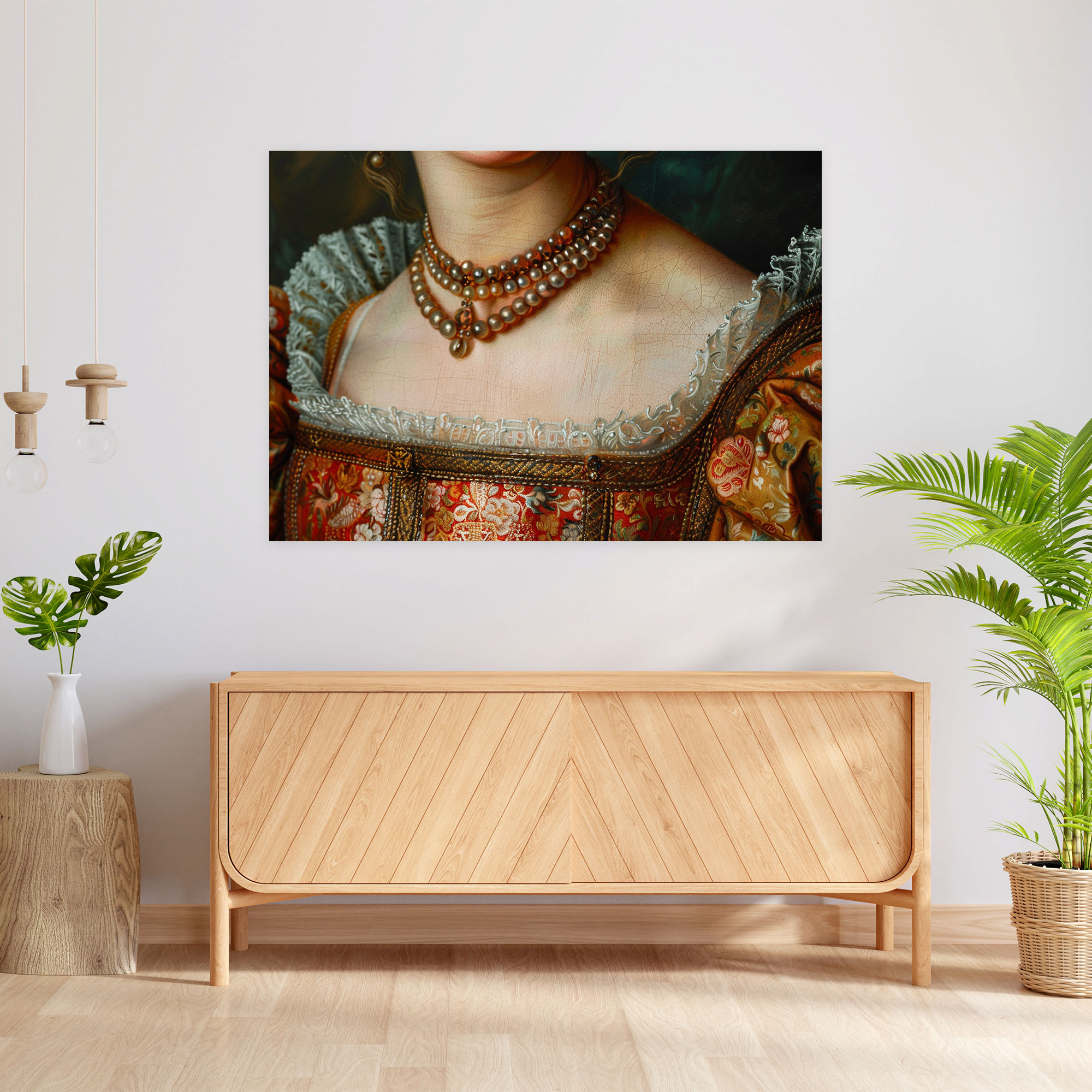 Baroque Style Painting Canvas Print - Baroque, Canvas, Home Decoration, Wall Art