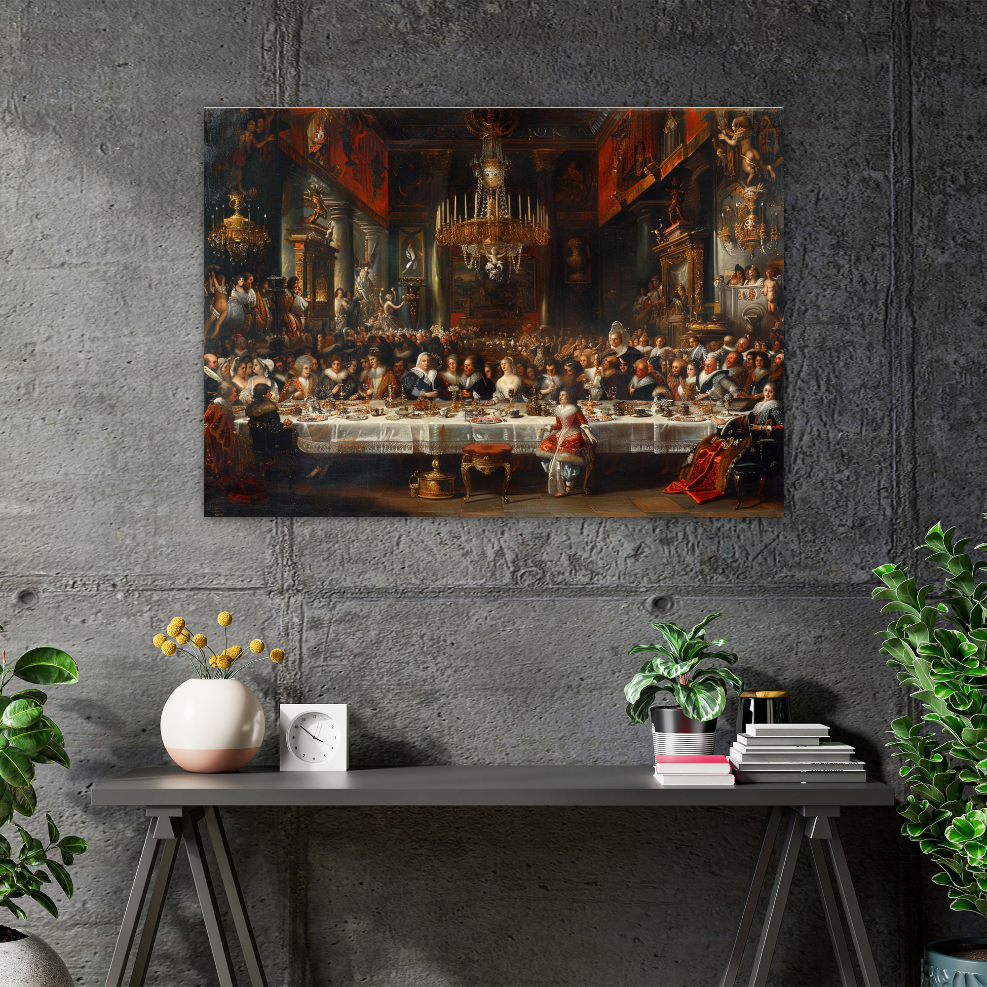 Baroque Style Painting Wall Decoration - Baroque, Canvas Wall Art, Home Decoration, Wall Decoration
