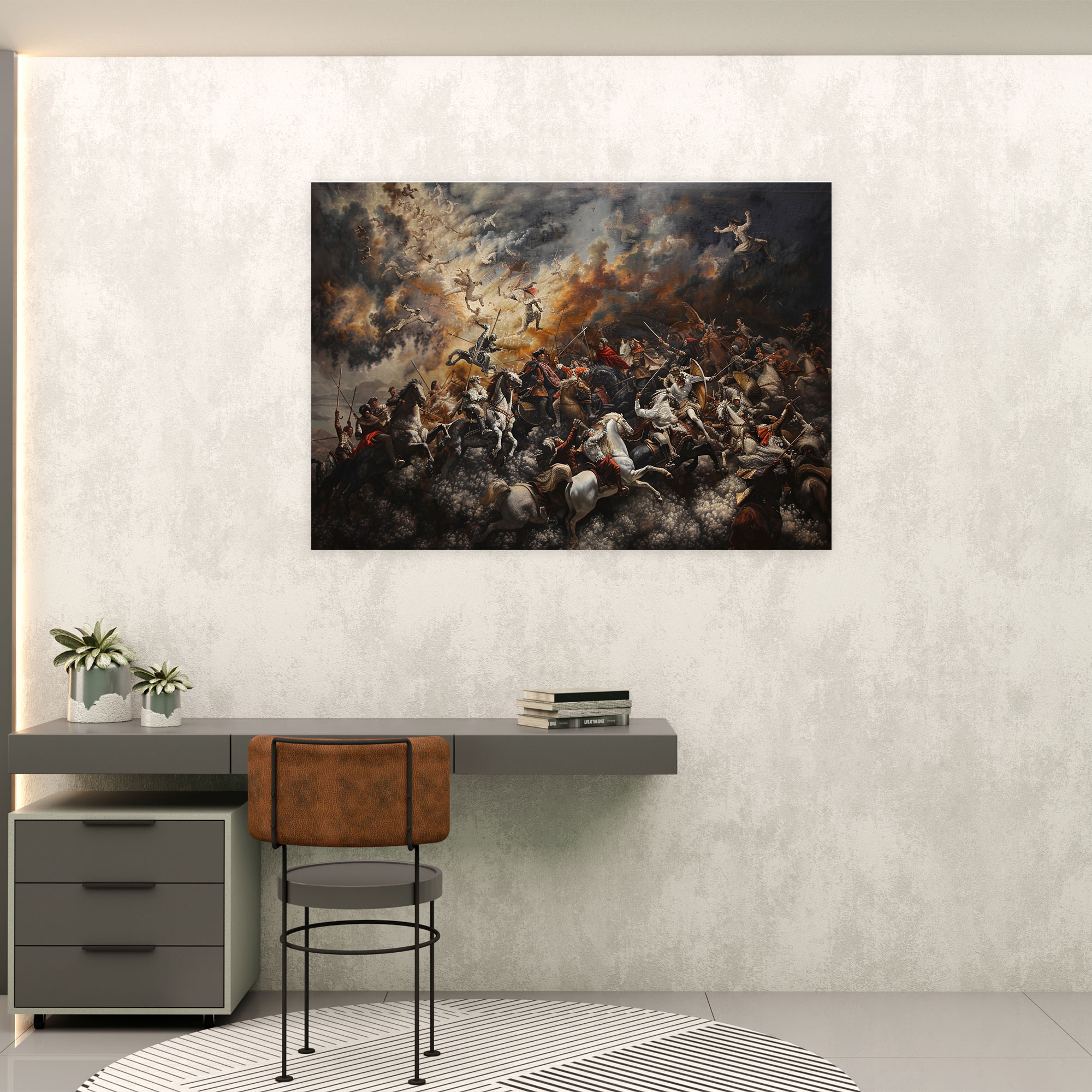 Baroque Style Painting Canvas Print - Baroque, Canvas Wall Art, Wall Art, Canvas
