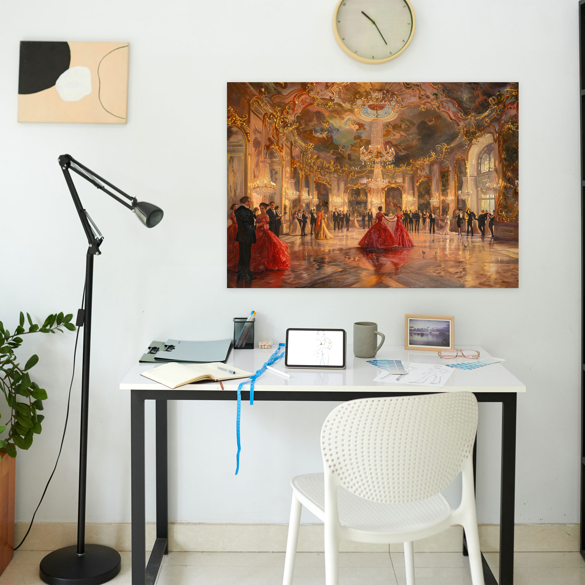 Baroque Style Painting Wall Art - Baroque, Wall Art, Canvas Wall Art, Home Decoration