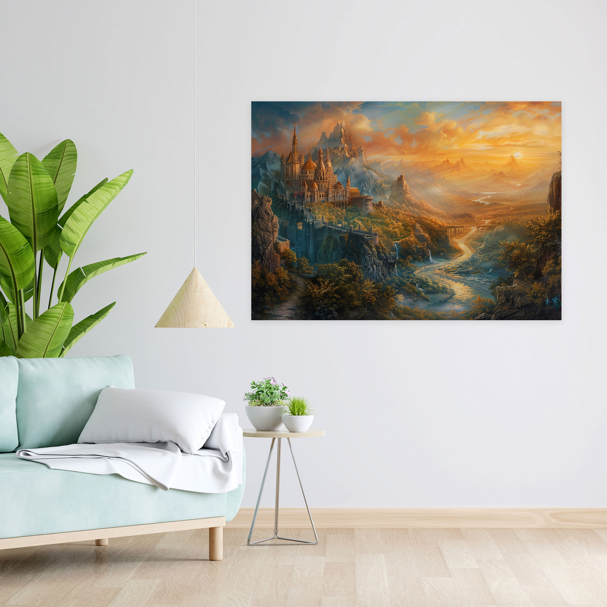 Baroque Style Painting Canvas Print - Baroque, Baroque Style Painting, Canvas Wall Art, Wall Decoration