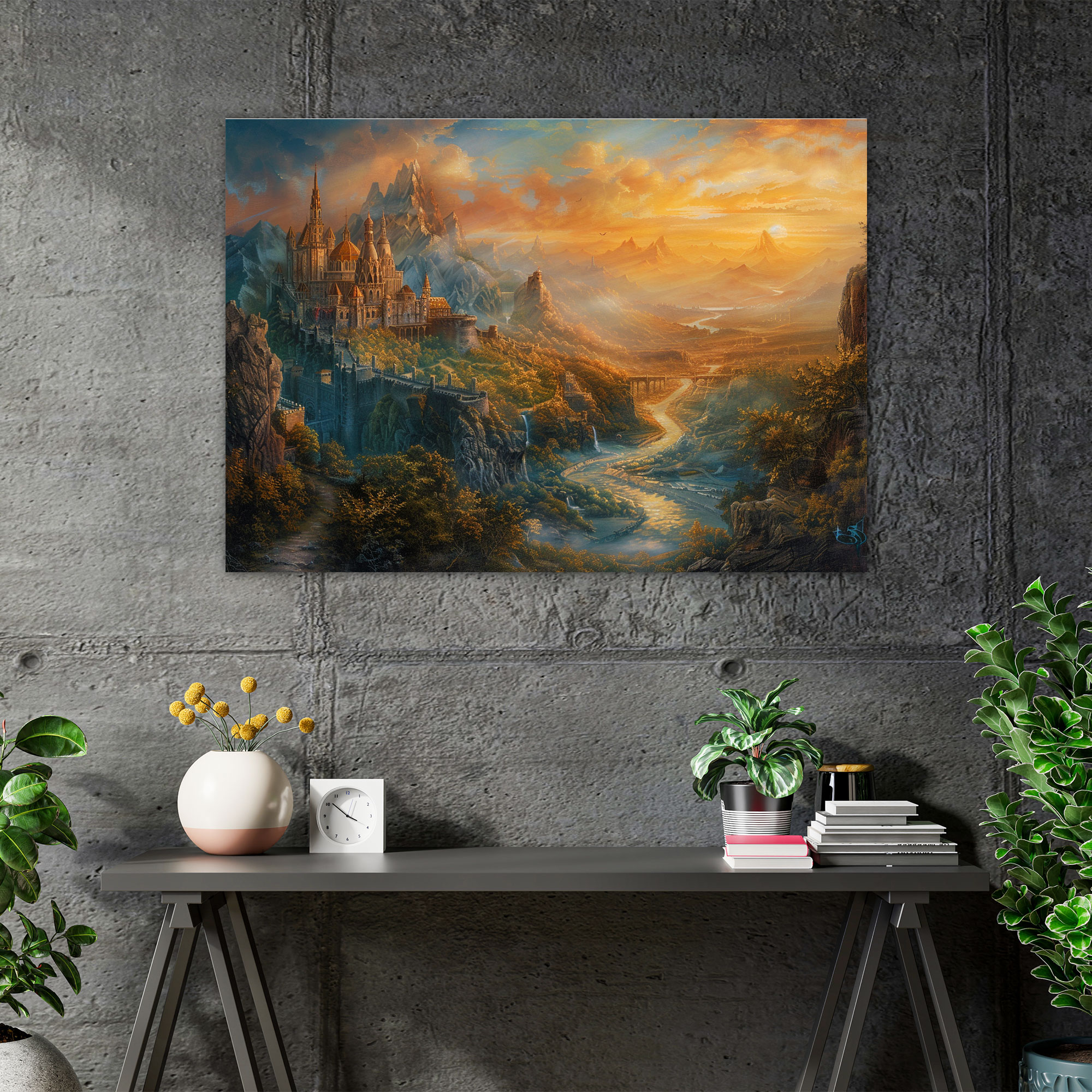 Baroque Style Painting Canvas Print - Baroque, Baroque Style Painting, Canvas Wall Art, Wall Decoration