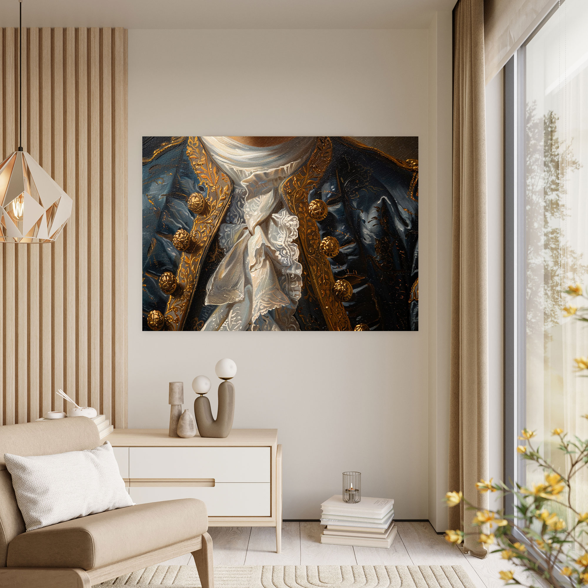 Baroque Style Painting Canvas Print - Baroque, Wall Art, Baroque Style Painting, Canvas Wall Art