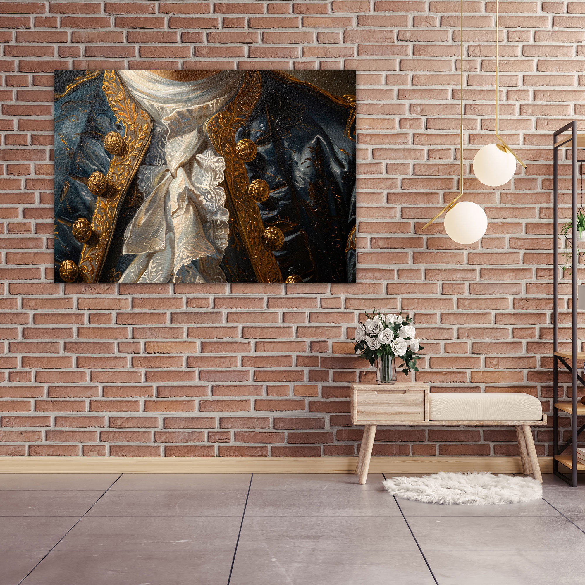 Baroque Style Painting Canvas Print - Baroque, Wall Art, Baroque Style Painting, Canvas Wall Art