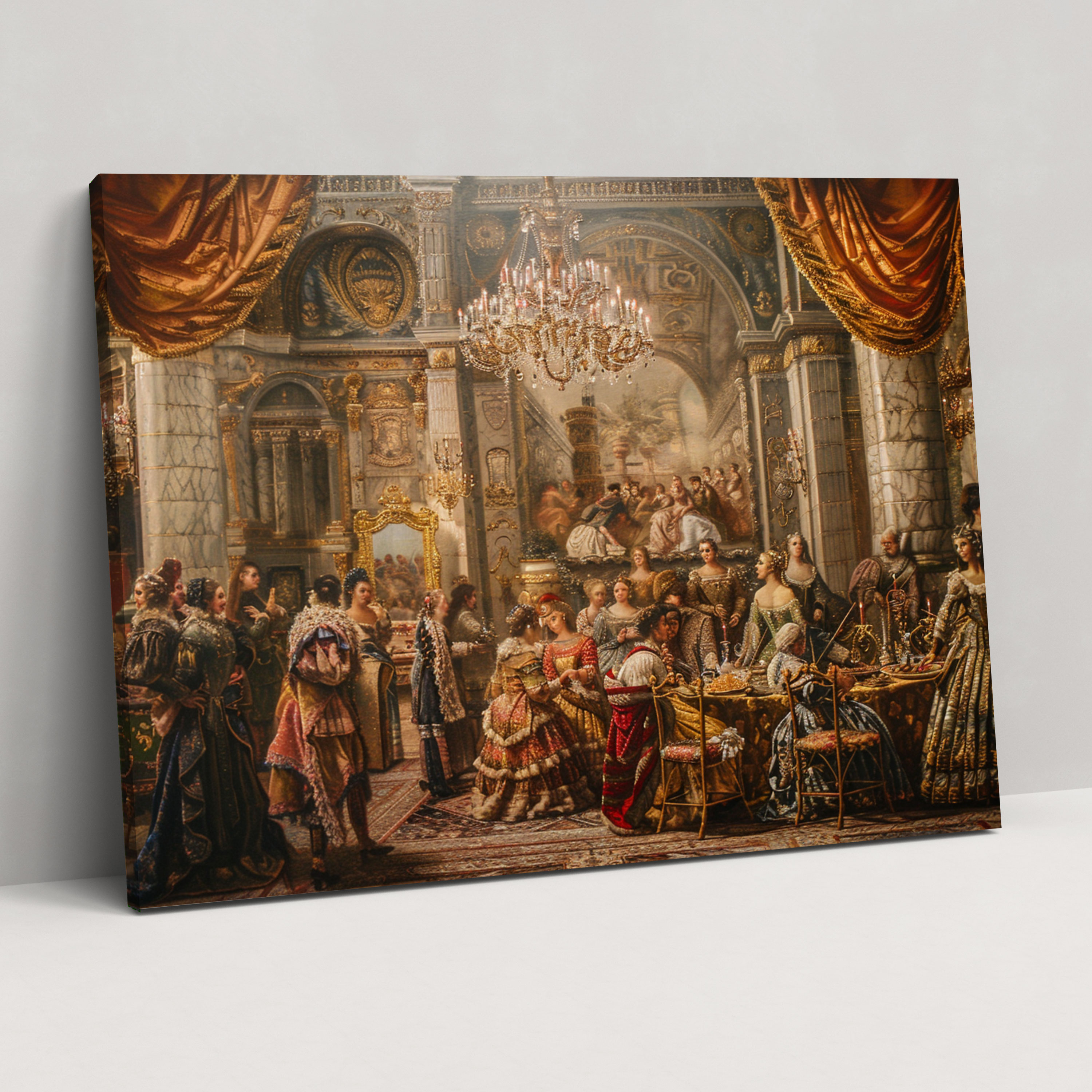 Baroque Style Painting Wall Decoration - Baroque, Baroque Style Painting, Wall Decoration, Canvas