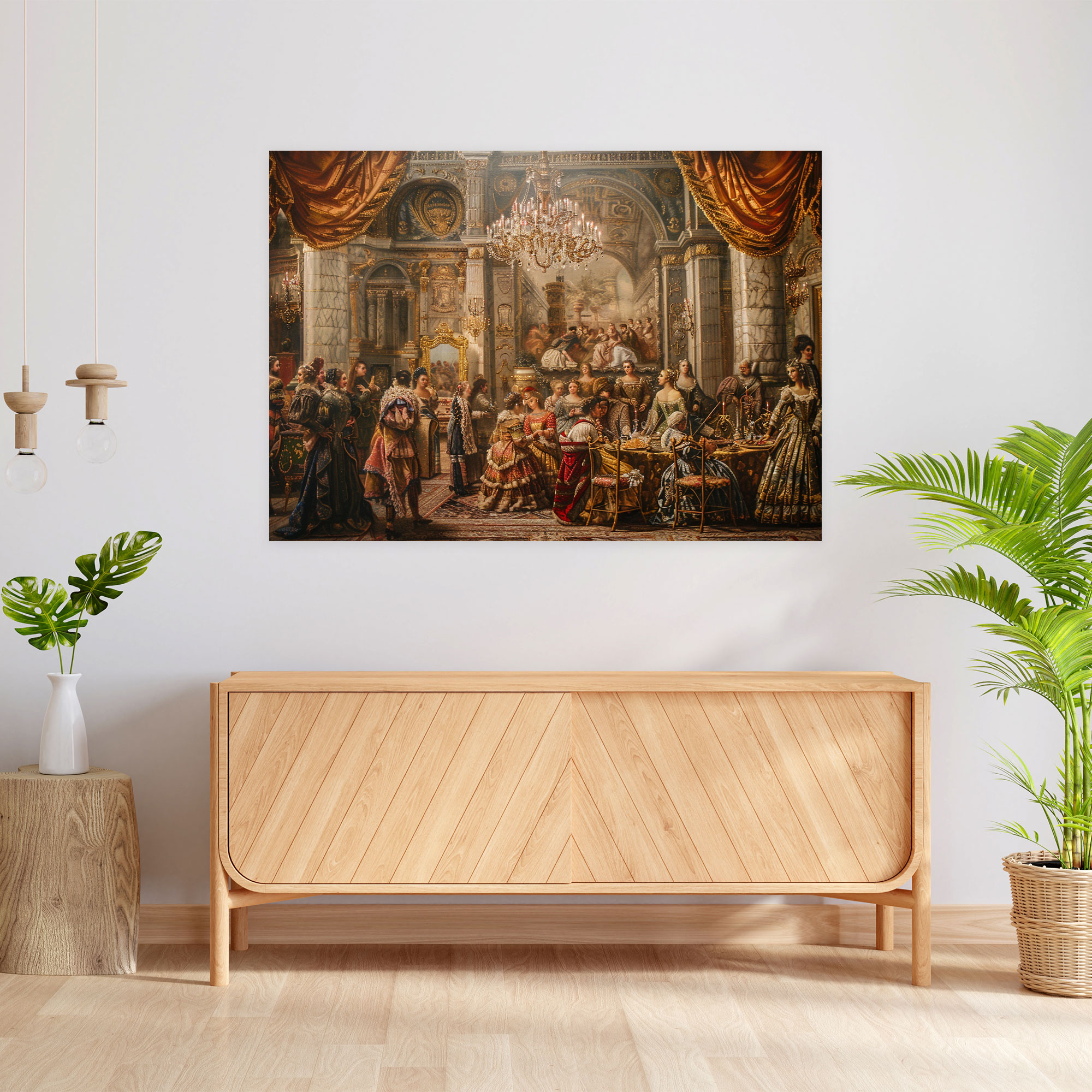 Baroque Style Painting Wall Decoration - Baroque, Baroque Style Painting, Wall Decoration, Canvas