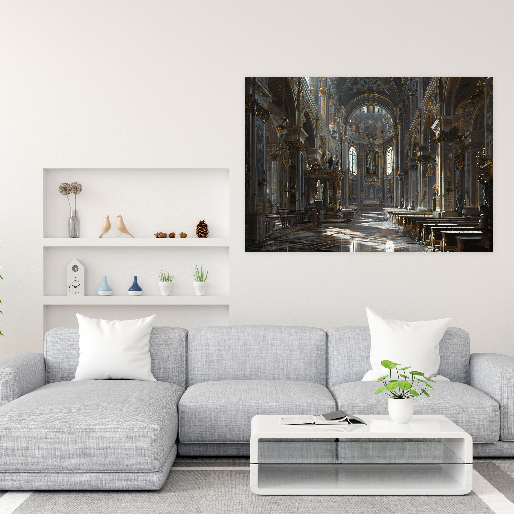 Baroque Style Painting Canvas Print - Baroque, Canvas Wall Art, Canvas Print, Wall Decoration