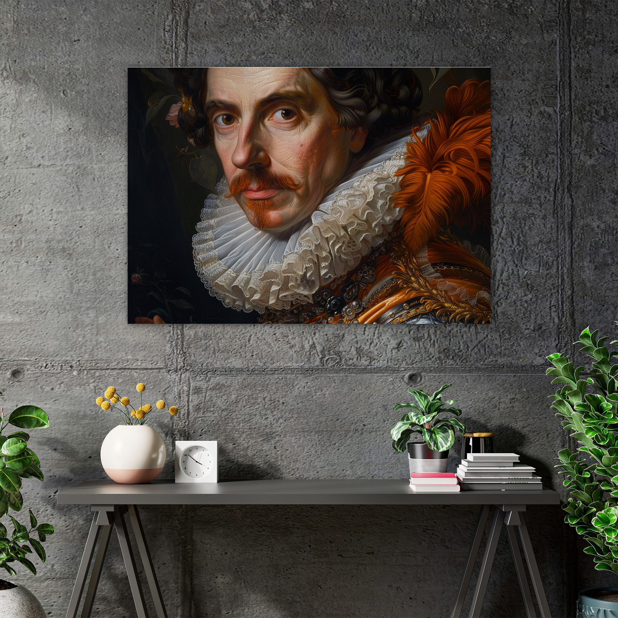 Baroque Style Painting Canvas Print - Baroque, Canvas Wall Art, Wall Art, Baroque Style Painting