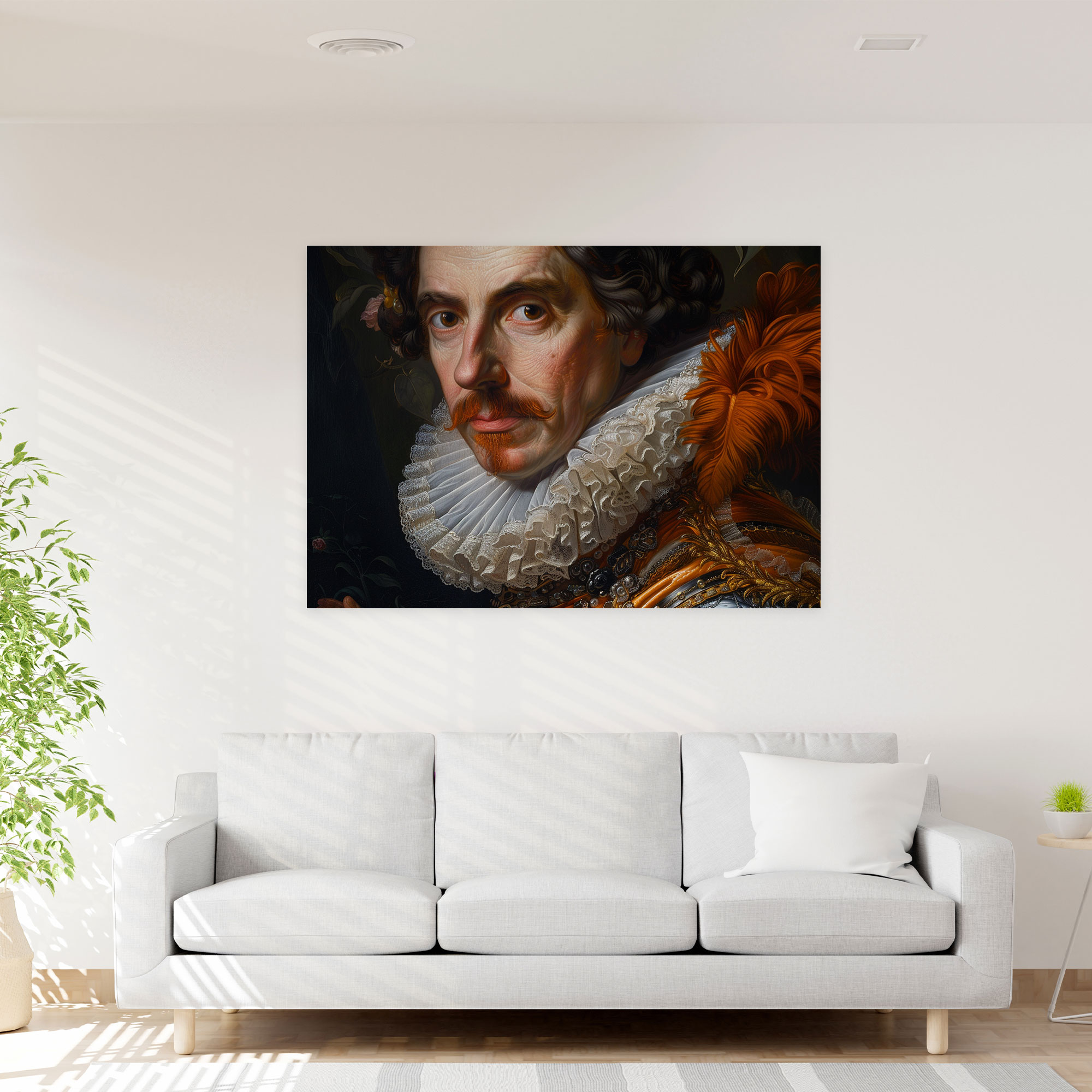 Baroque Style Painting Canvas Print - Baroque, Canvas Wall Art, Wall Art, Baroque Style Painting