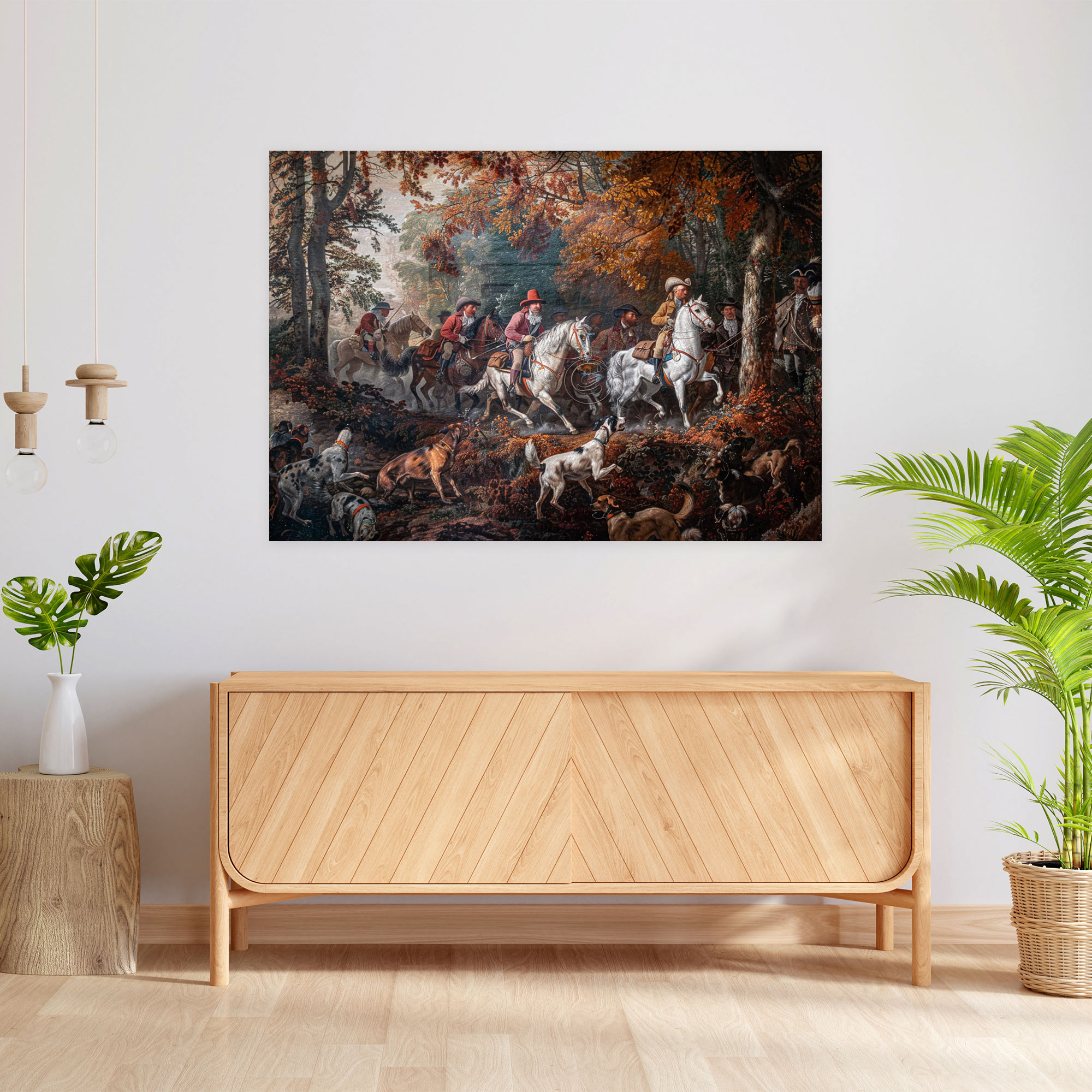 Baroque Style Painting Canvas Print - Baroque, Canvas, Canvas Print, Home Decoration