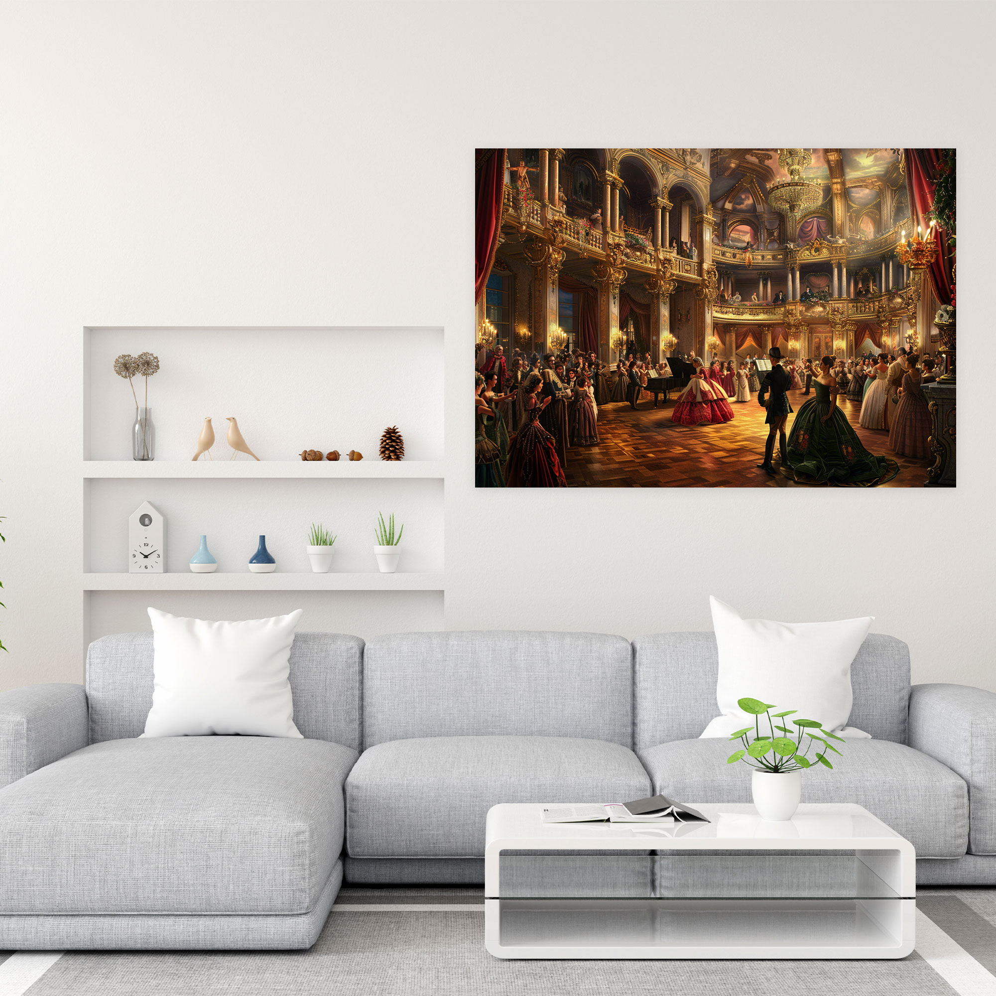 Baroque Style Painting Wall Art - Baroque, Wall Art, Canvas, Baroque Style Painting
