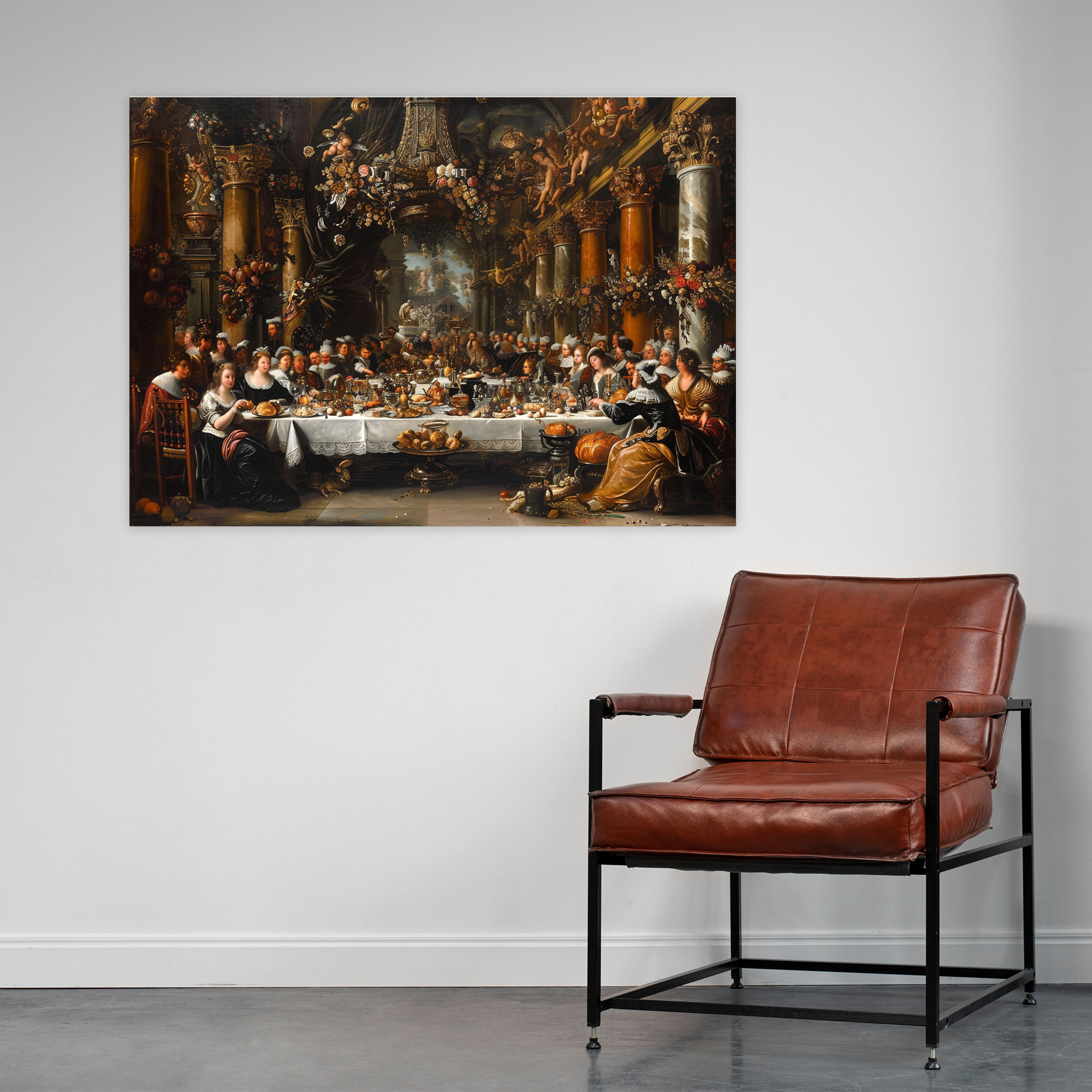 Baroque Style Painting Wall Decoration - Baroque, Canvas, Canvas Wall Art, Wall Decoration