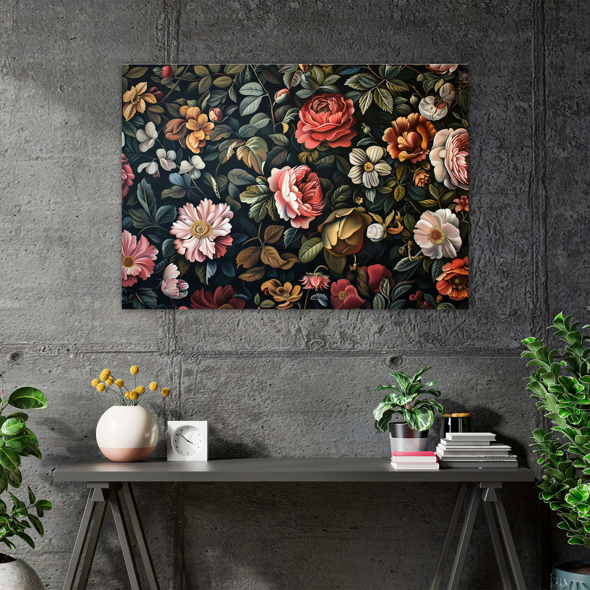 Baroque Style Painting Canvas Print - Baroque, Wall Decoration, Canvas Wall Art, Canvas
