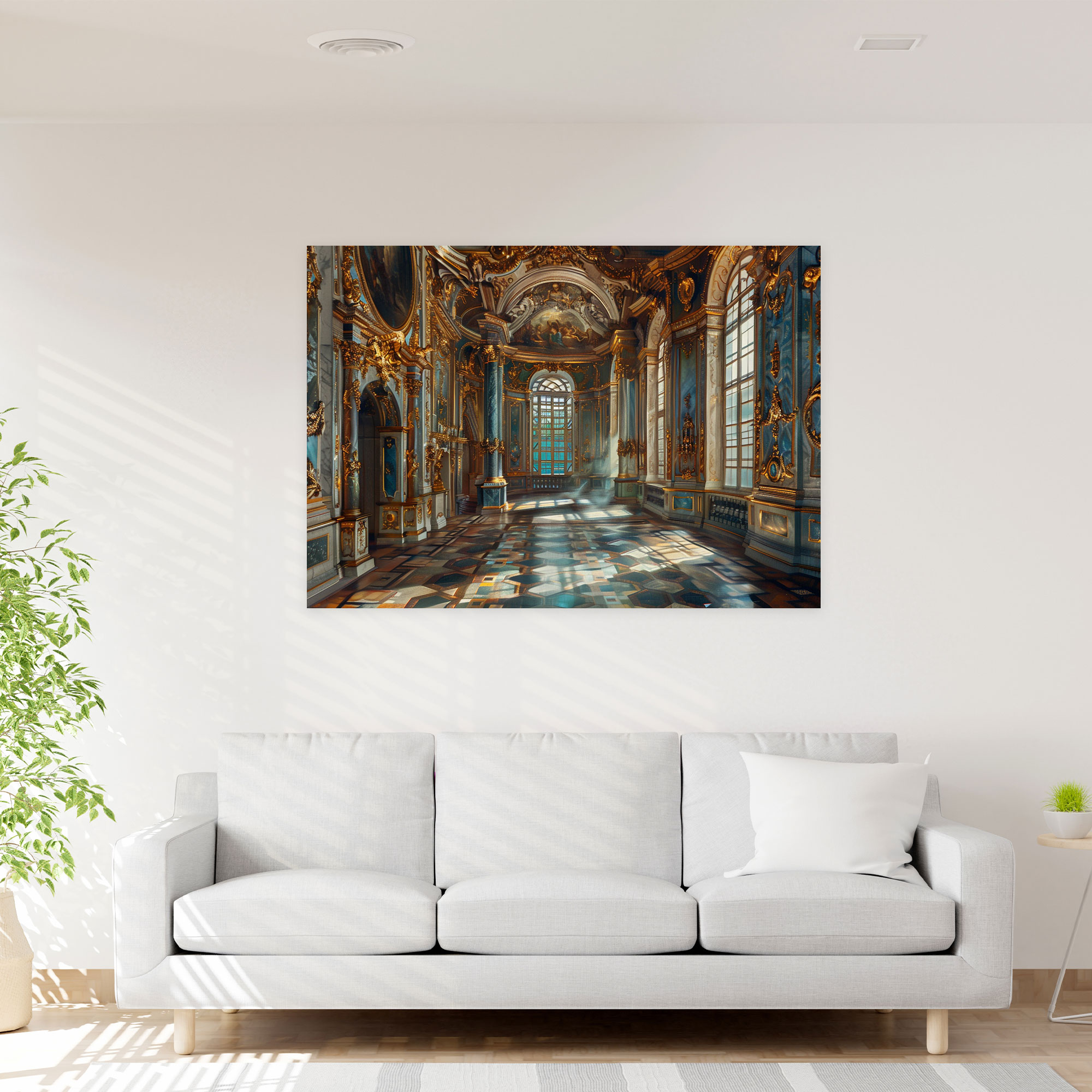 Baroque Style Painting Canvas Print - Baroque, Baroque Style Painting, Canvas, Canvas Wall Art