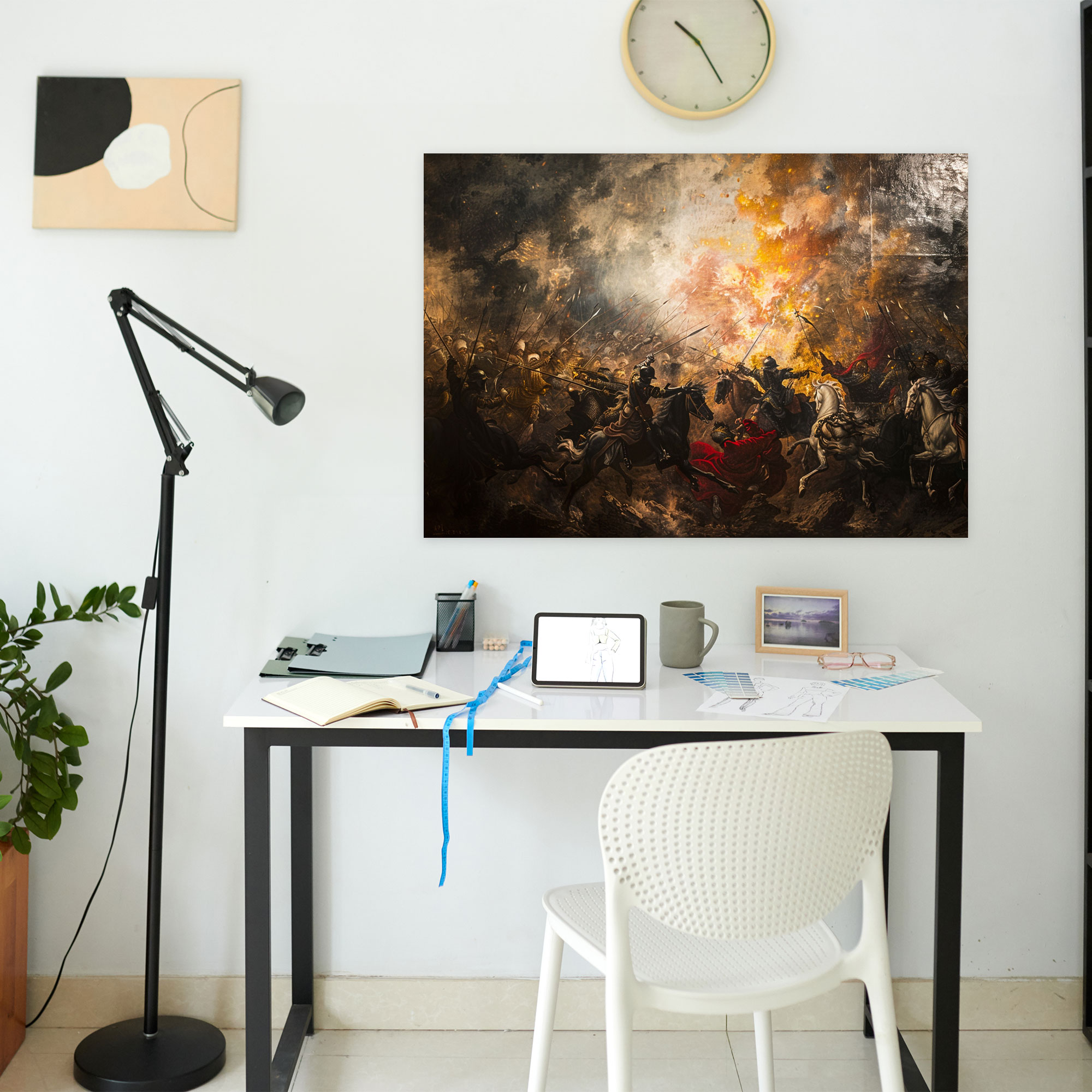 Baroque Style Painting Wall Art - Baroque, Baroque Style Painting, Home Decoration, Wall Decoration